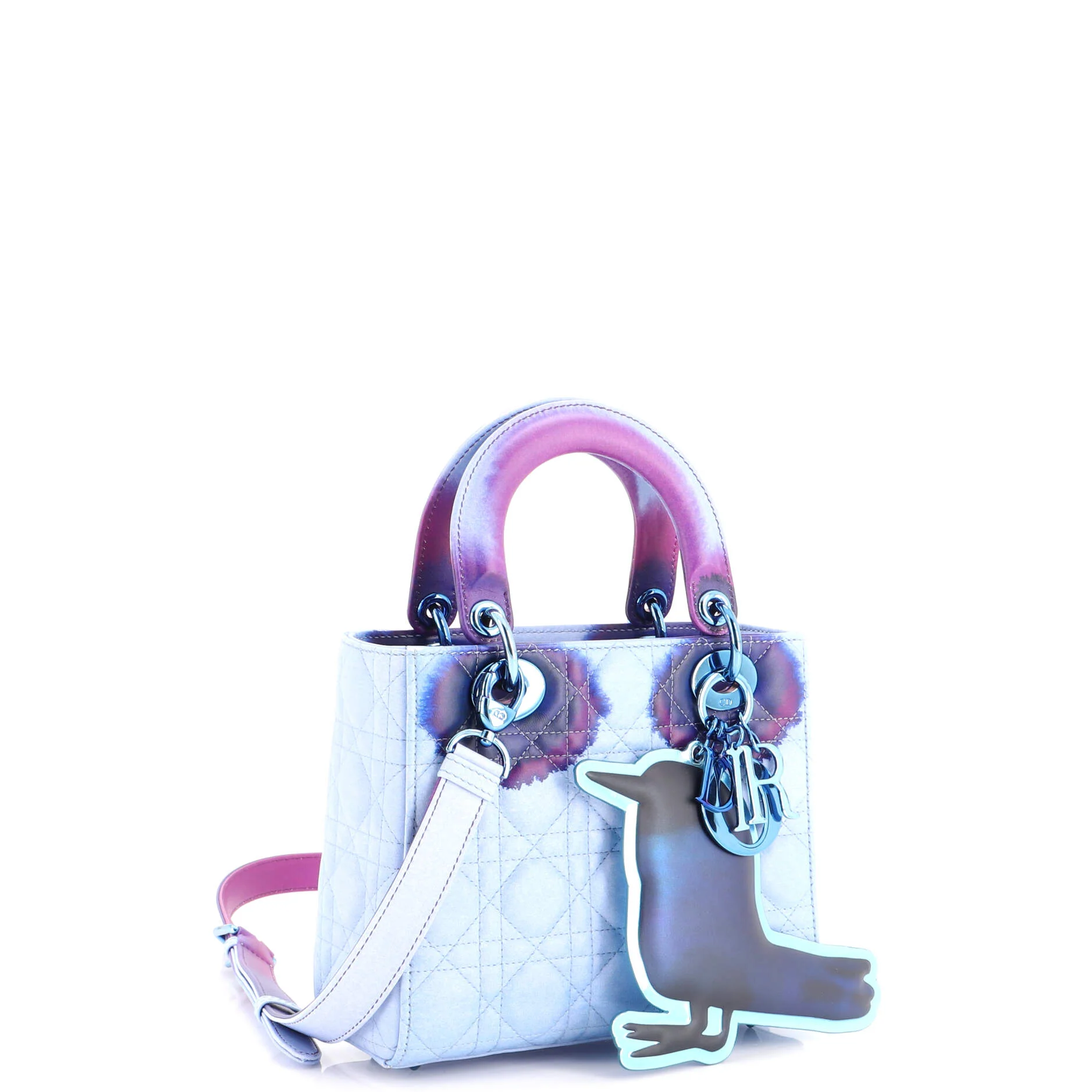 Lady Dior Art Bag Limited Edition Francoise Petrovitch Cannage Quilt Leather Small - Image 2