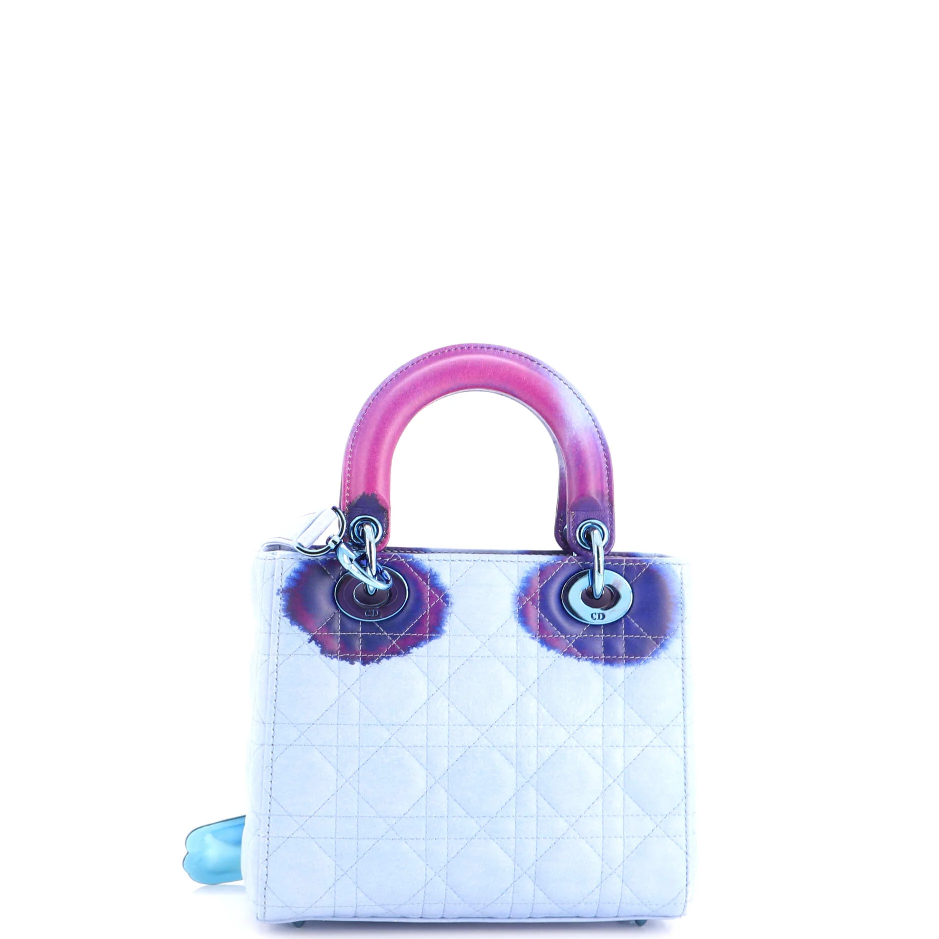 Lady Dior Art Bag Limited Edition Francoise Petrovitch Cannage Quilt Leather Small - Image 3