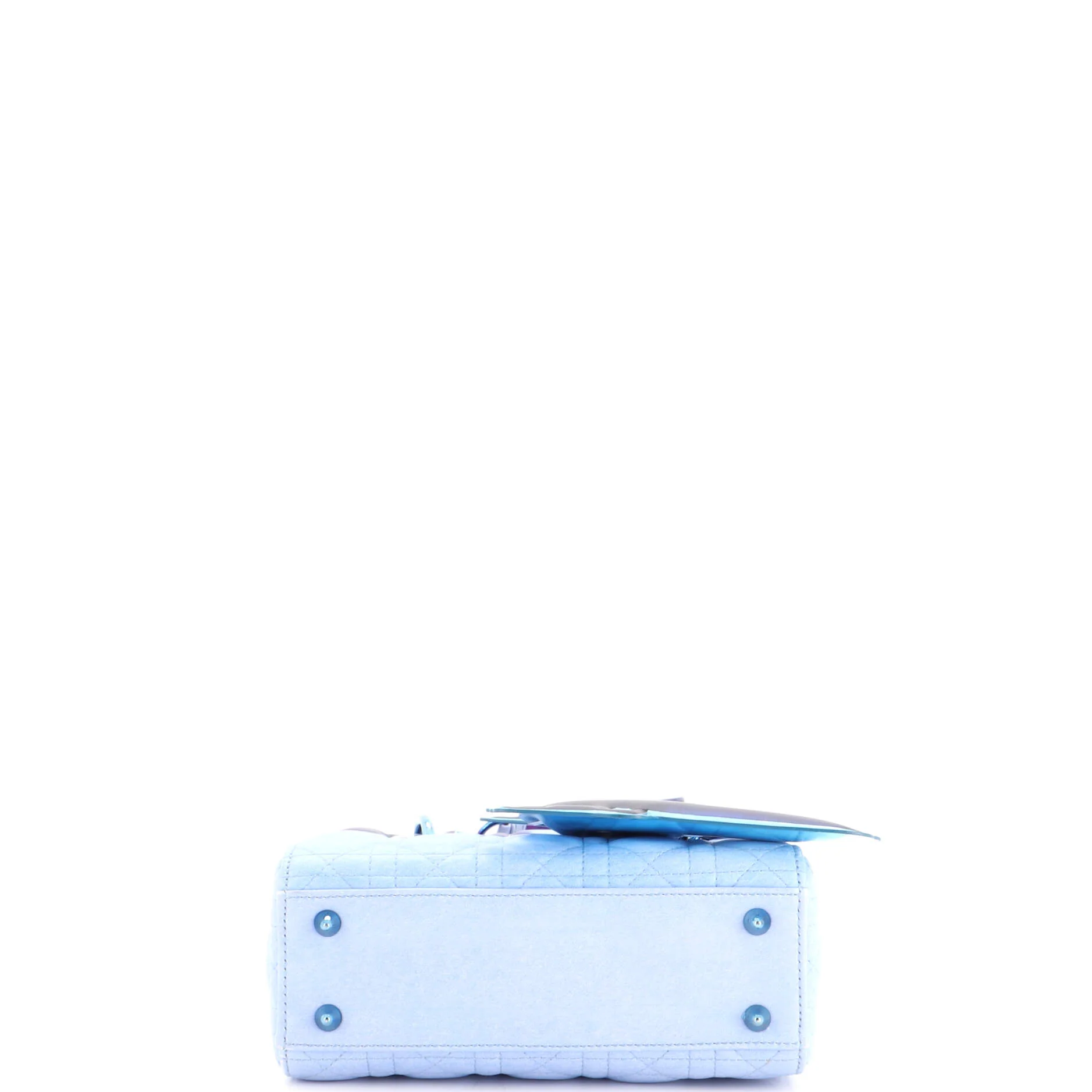 Lady Dior Art Bag Limited Edition Francoise Petrovitch Cannage Quilt Leather Small - Image 4