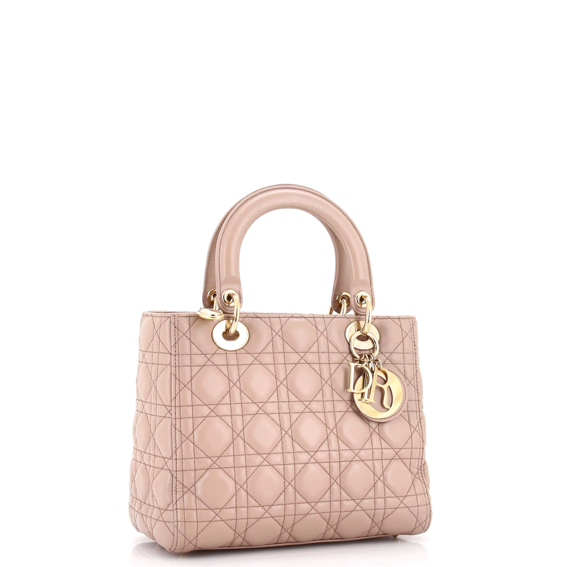 Lady Dior Bag Cannage Quilt Lambskin Medium - Image 3