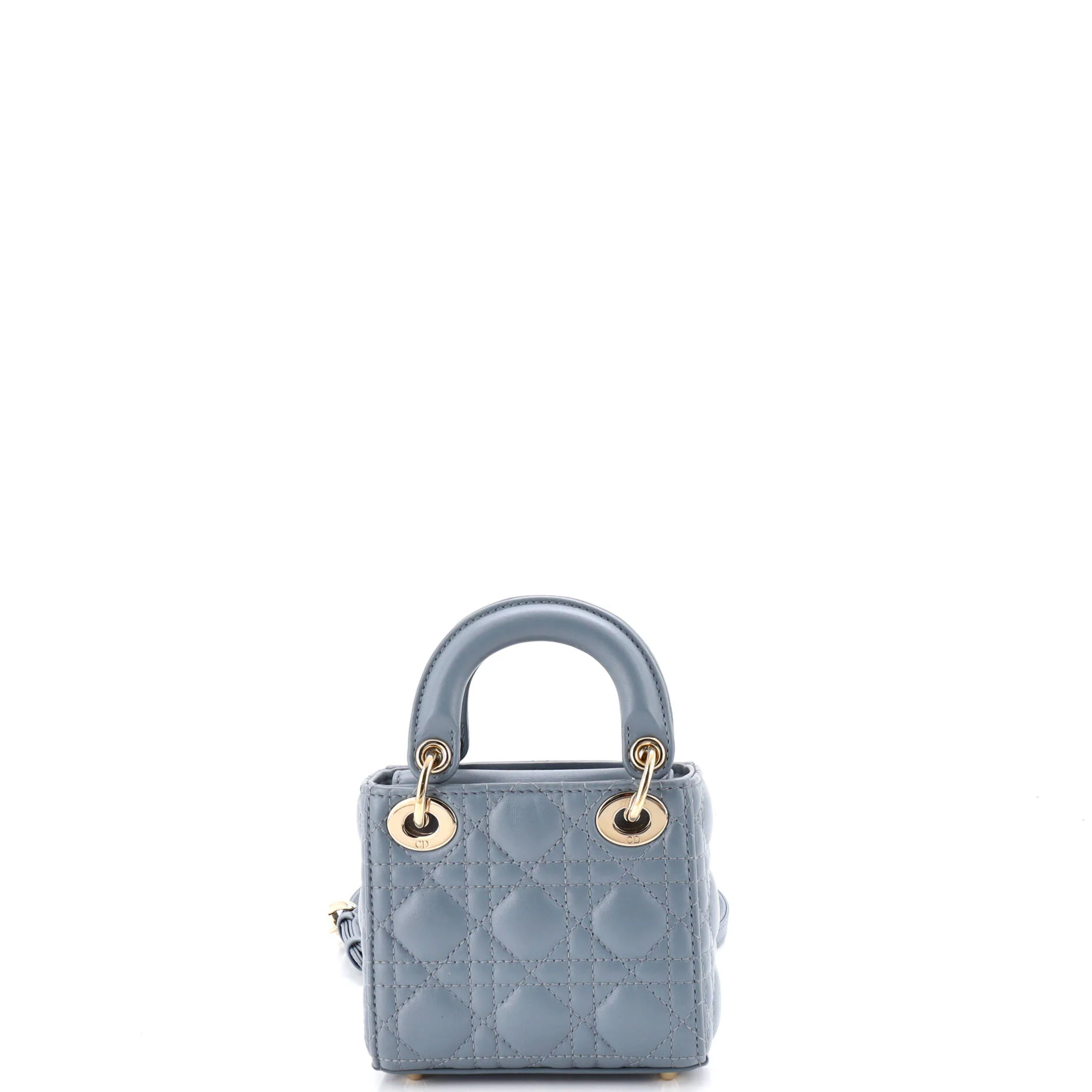 Lady Dior Bag Cannage Quilt Lambskin Micro - Image 3