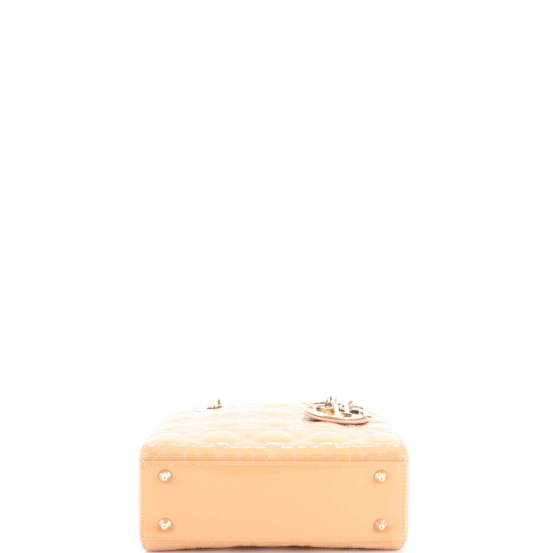 Lady Dior Bag Cannage Quilt Patent Mini - Image 4