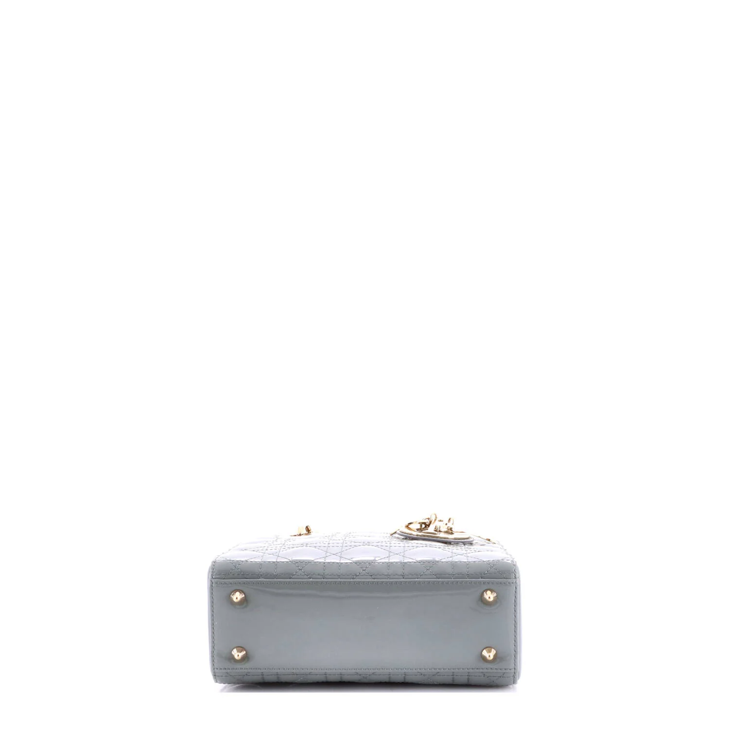 Lady Dior Bag Cannage Quilt Patent Small - Image 4