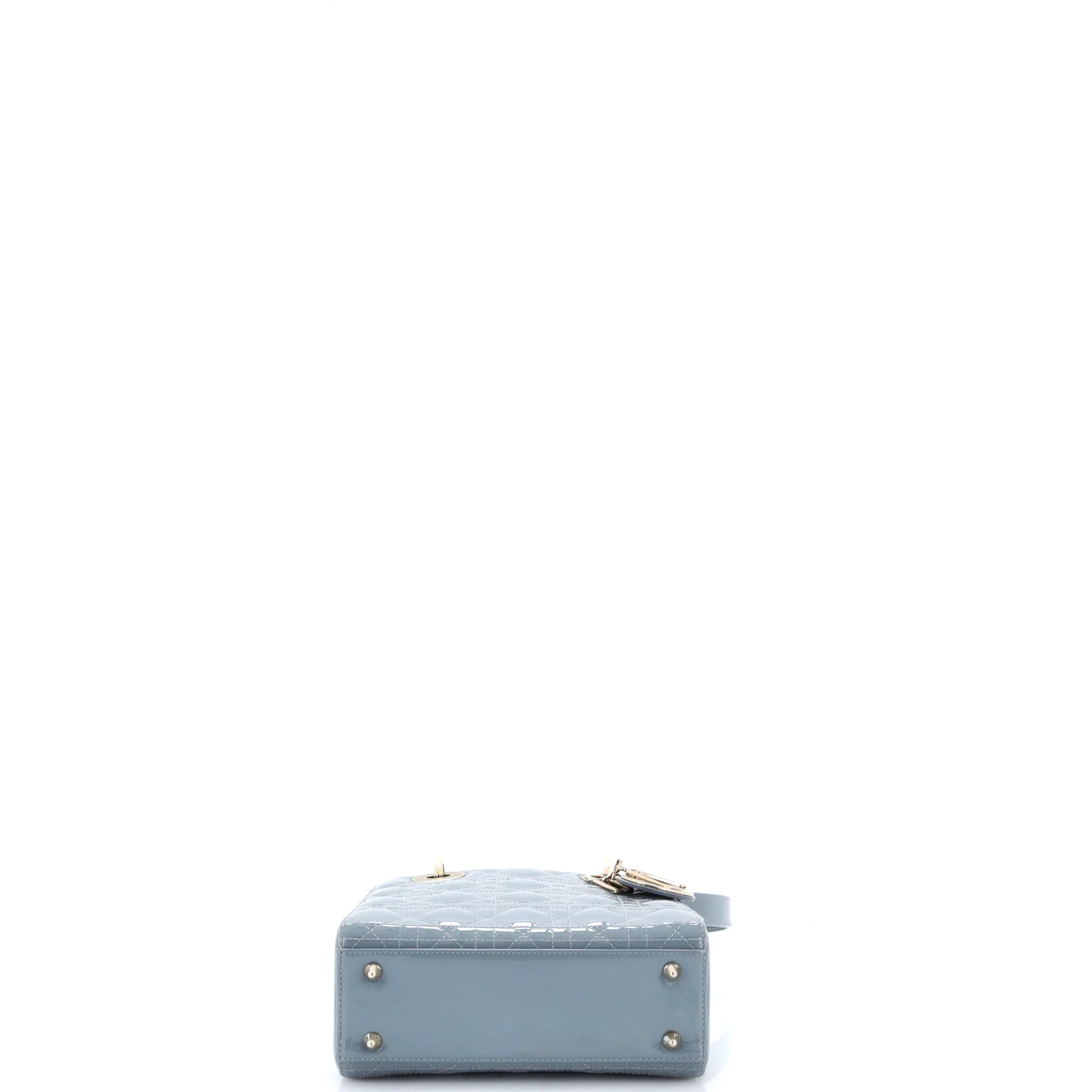 Lady Dior Bag Cannage Quilt Patent Small - Image 4