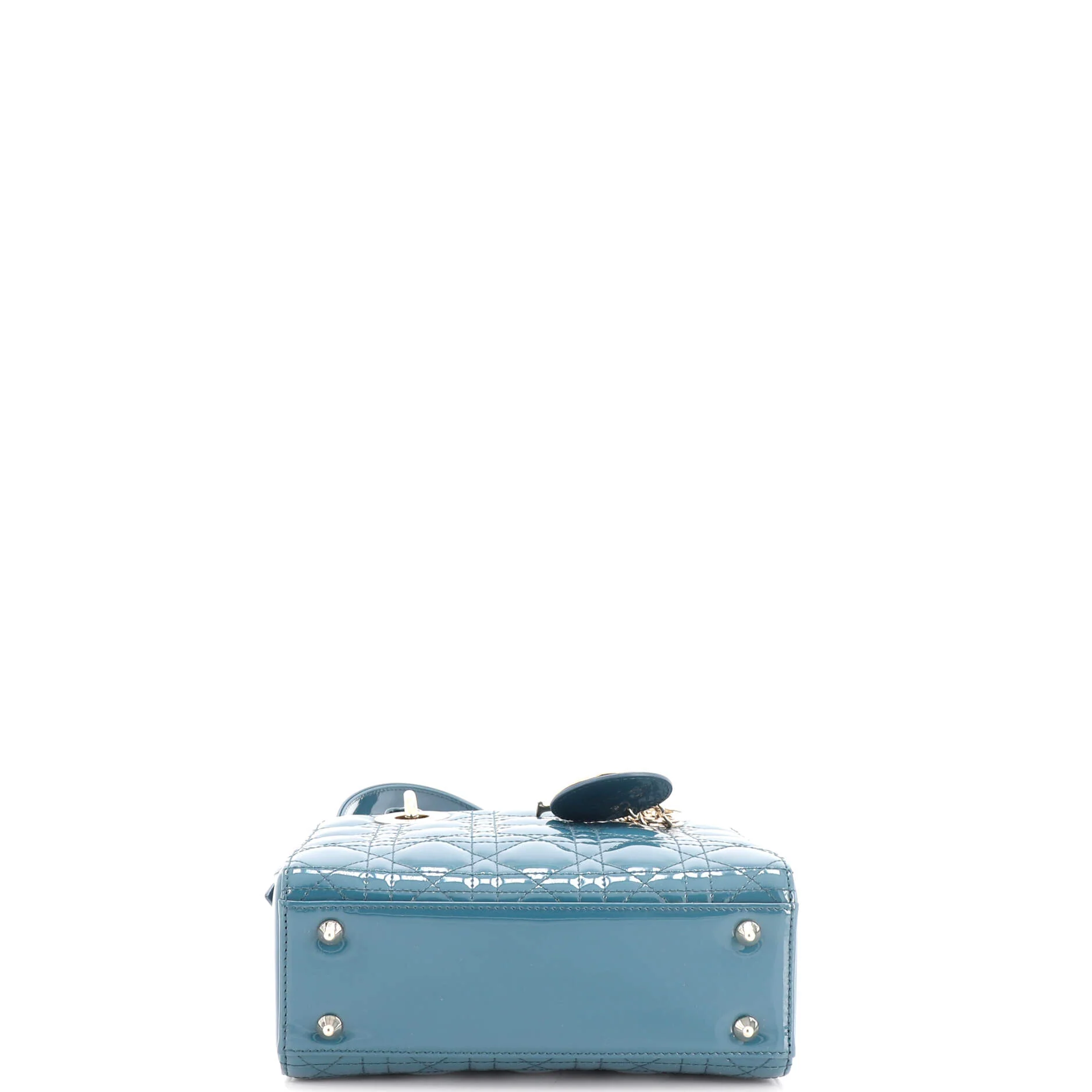 Lady Dior Bag Cannage Quilt Patent Small - Image 4