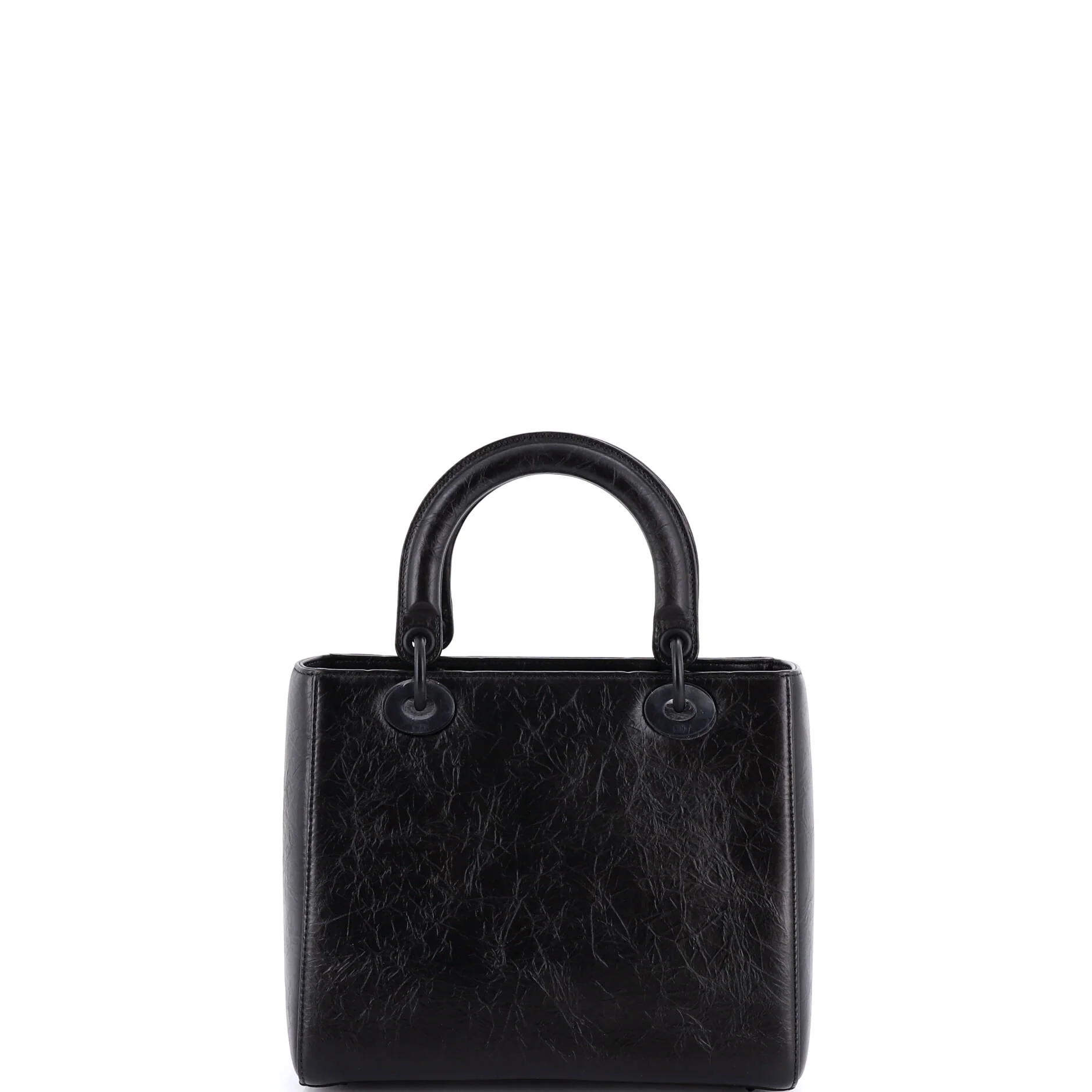 Lady Dior Bag Limited Edition Eiffel Tower Printed Leather Medium - Image 3