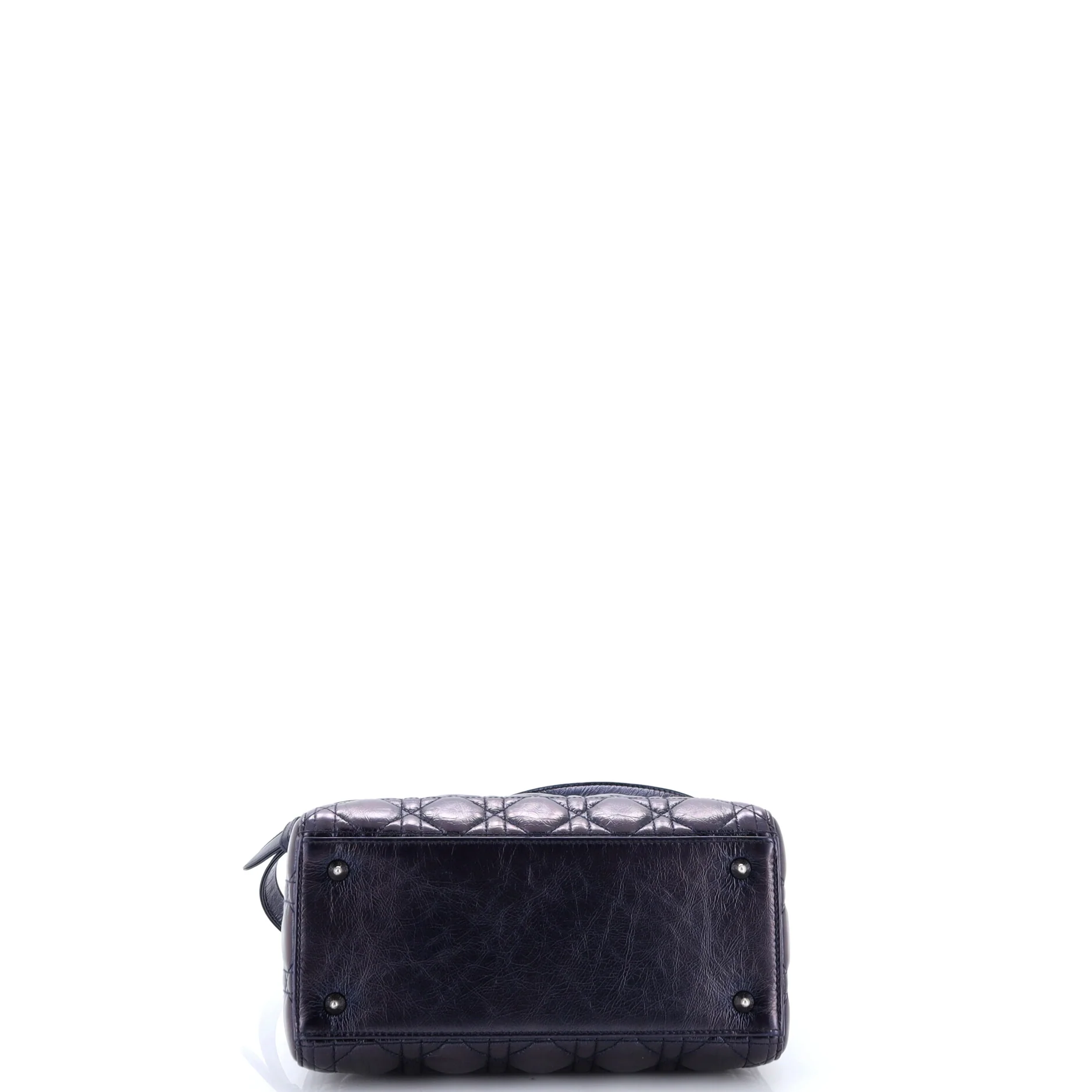 Lady Dior Bag Macrocannage Crinkled Calfskin Medium - Image 4
