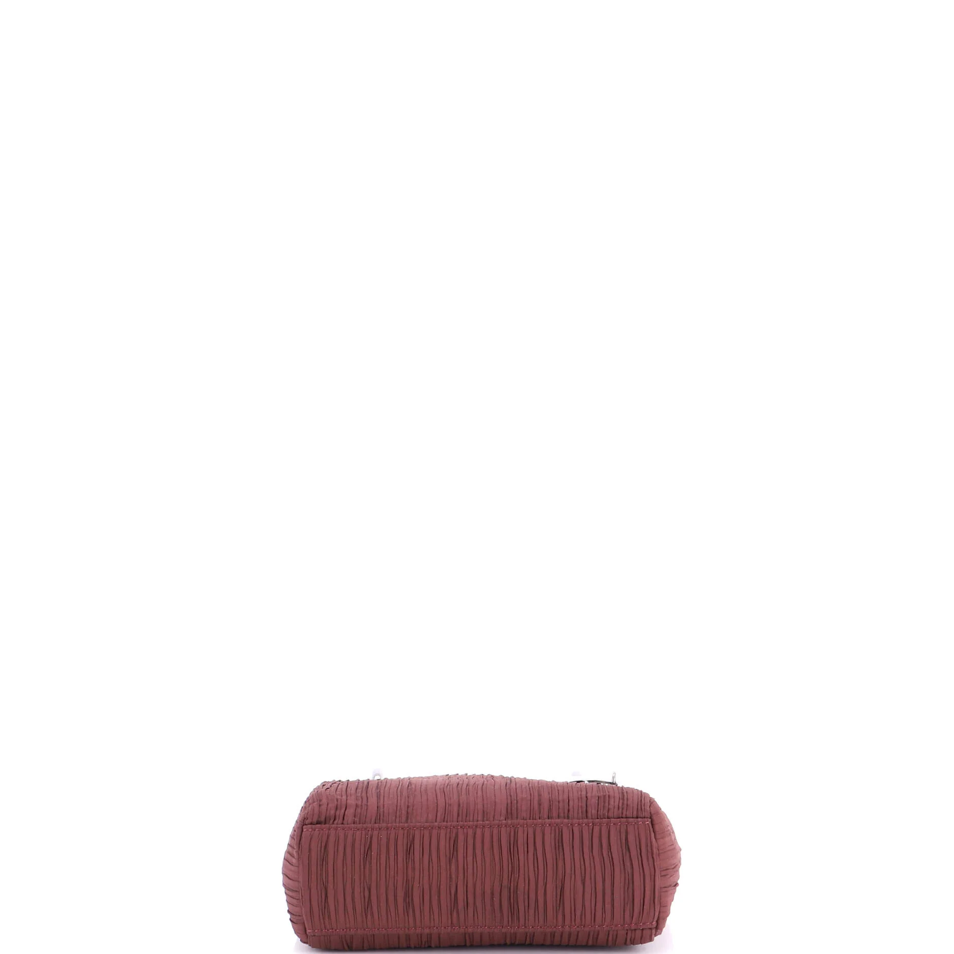 Lady Dior Bag Pleated Fabric with Resin Mini - Image 4