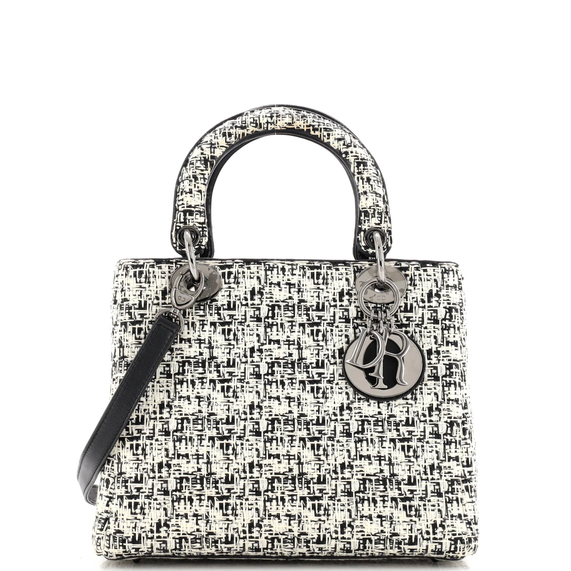 Lady Dior Bag Tweed Medium