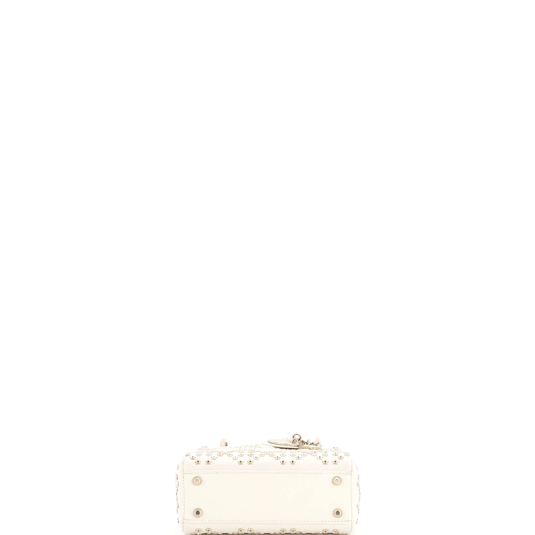 Lady Dior Chain Bag Cannage Lucky Star Studded Lambskin Mini - Image 4