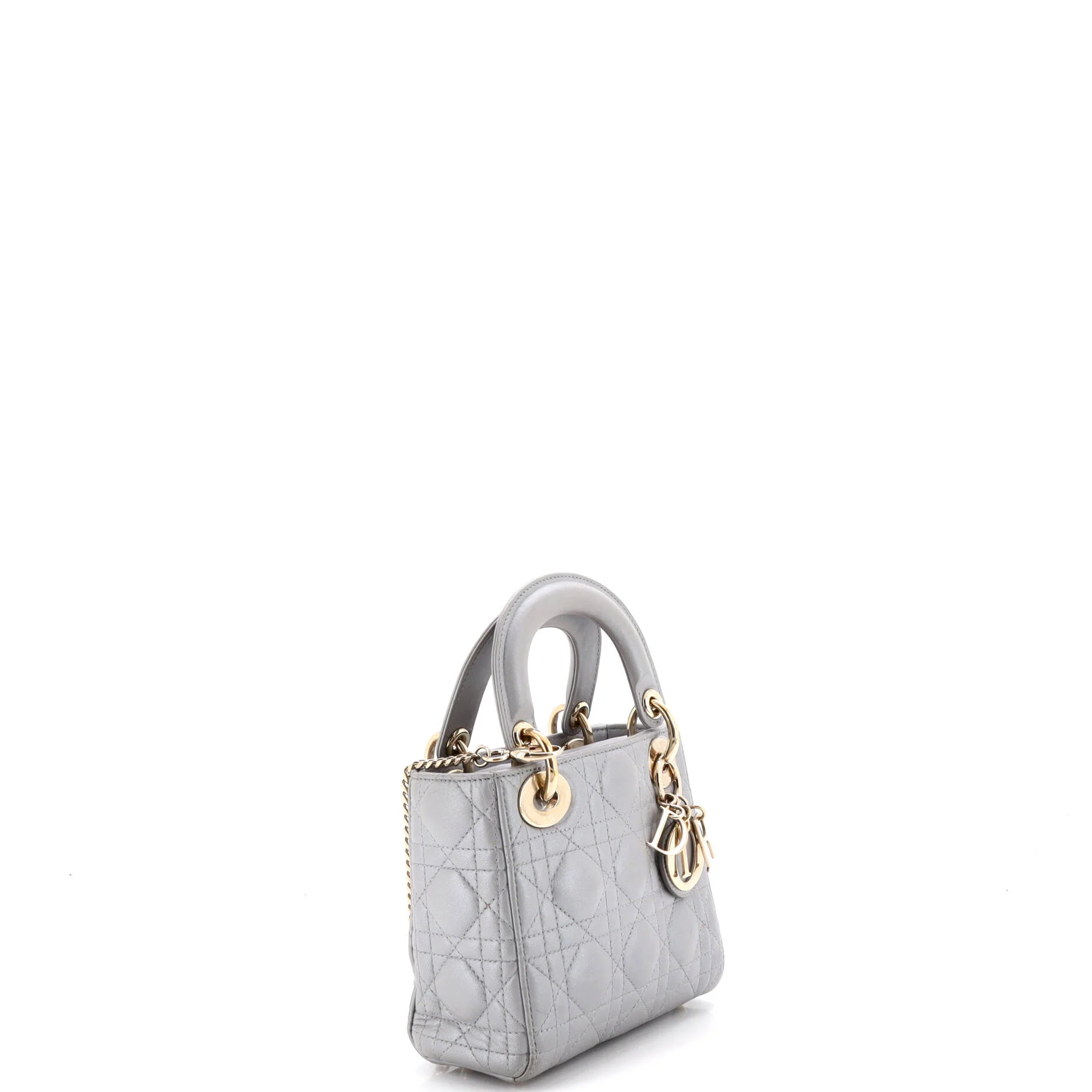 Lady Dior Chain Bag Cannage Quilt Lambskin Mini - Image 2