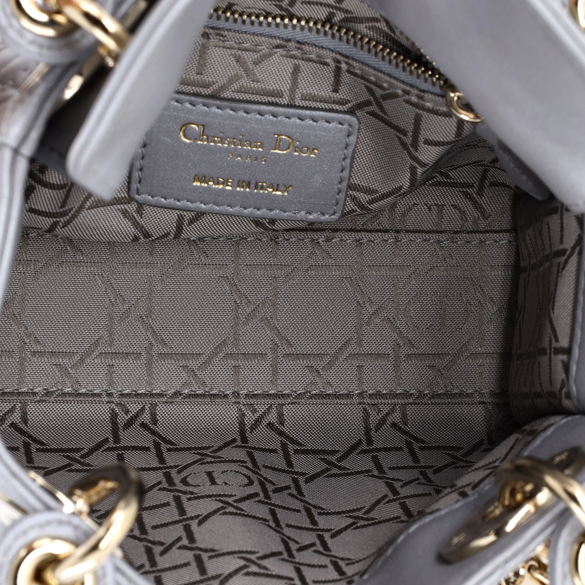Lady Dior Chain Bag Cannage Quilt Lambskin Mini - Image 5
