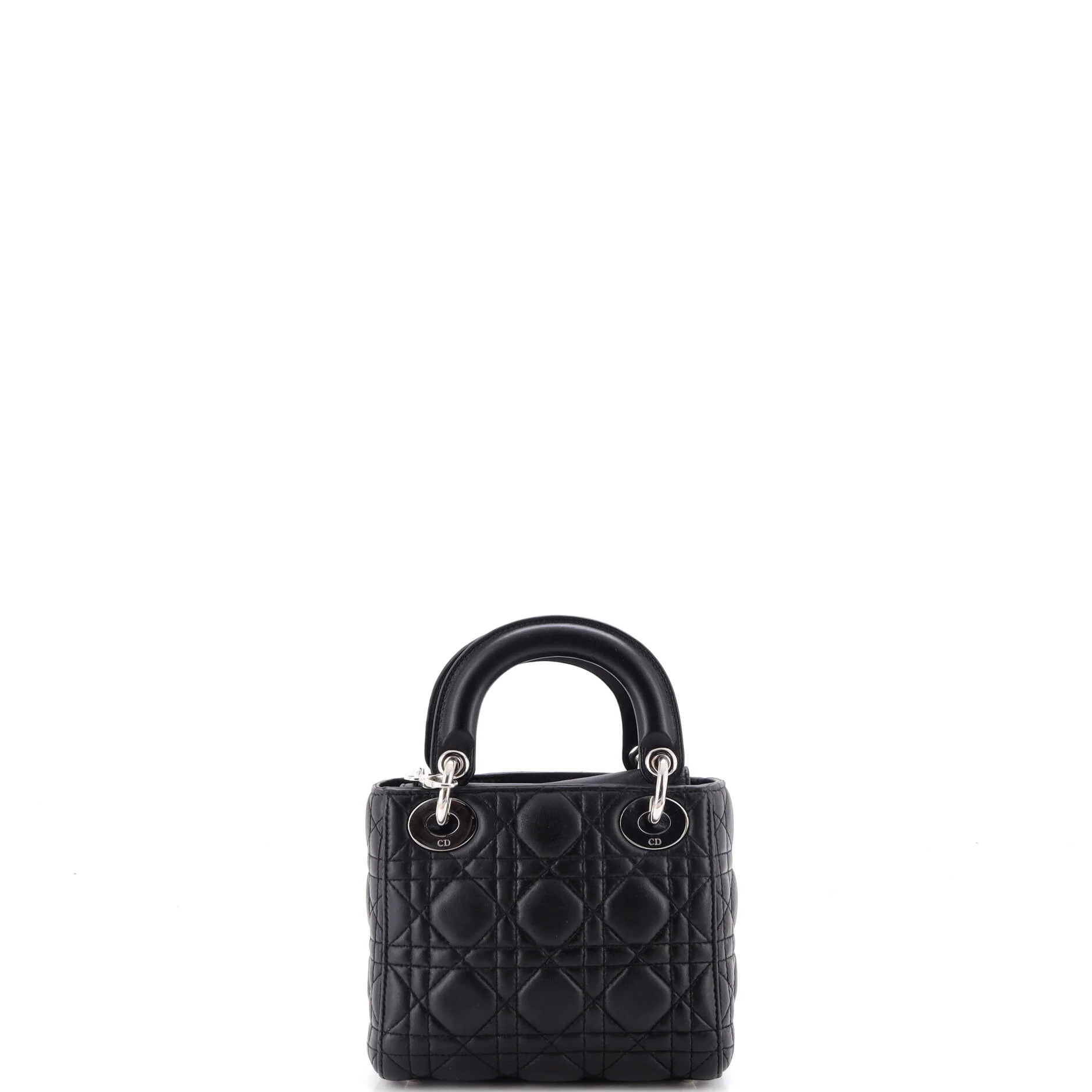 Lady Dior Chain Bag Cannage Quilt Lambskin Mini - Image 3