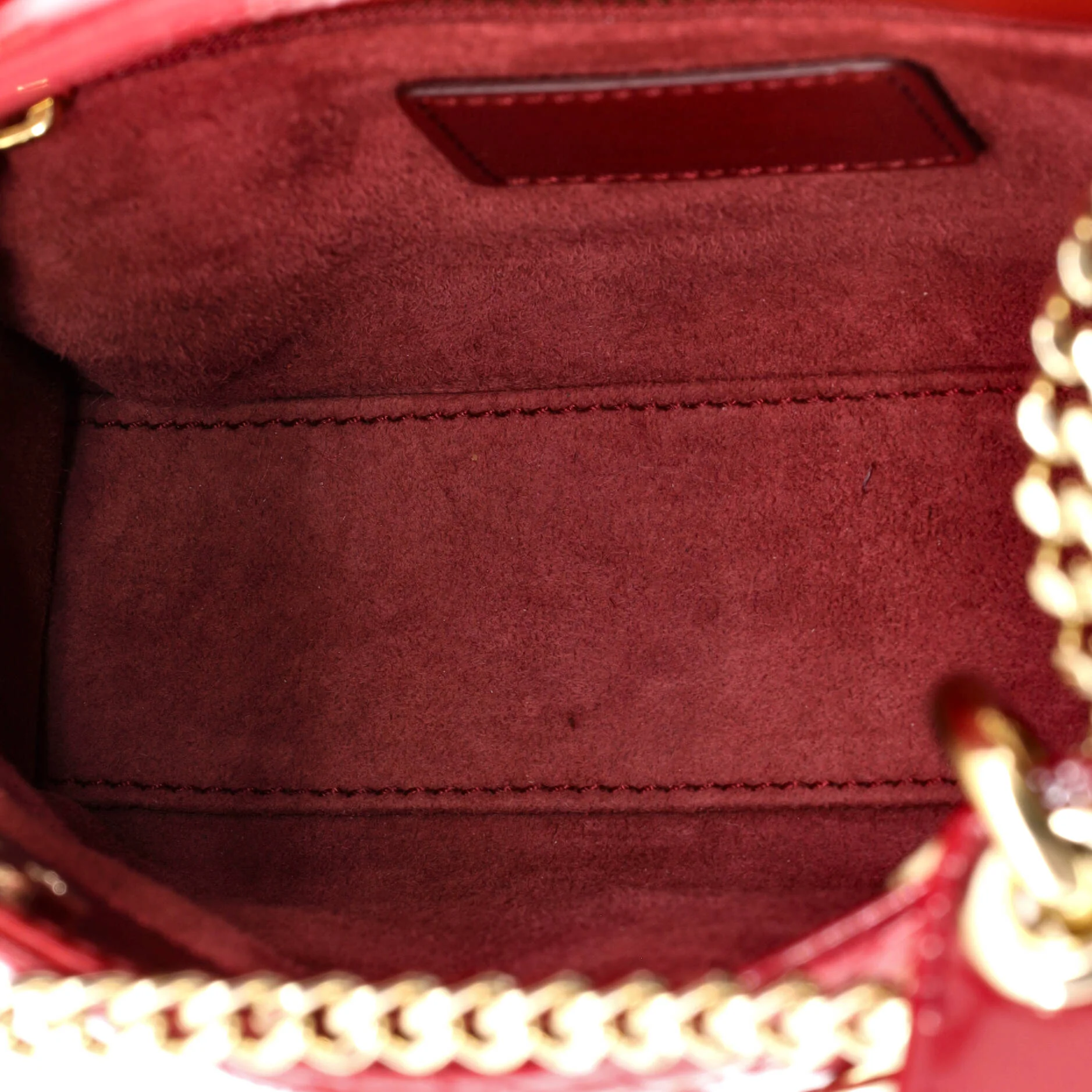 Lady Dior Chain Bag Cannage Quilt Patent Mini - Image 5