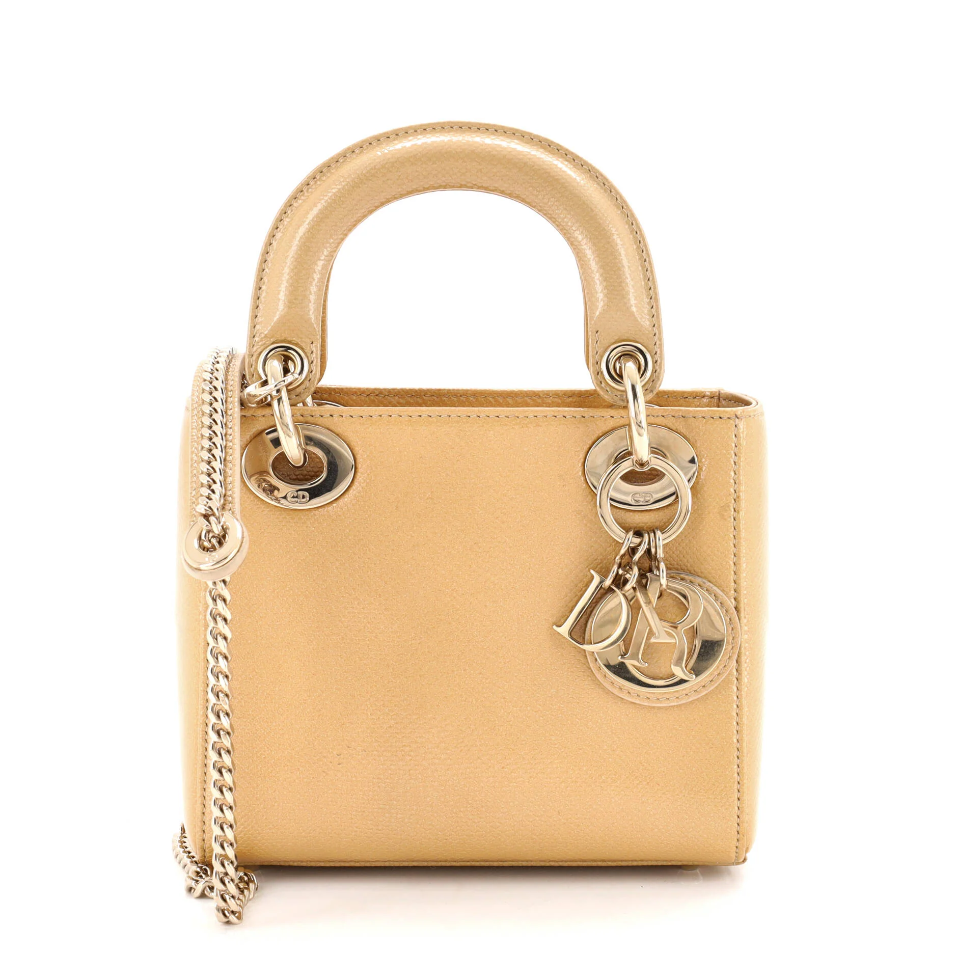 Lady Dior Chain Bag Lizard Mini