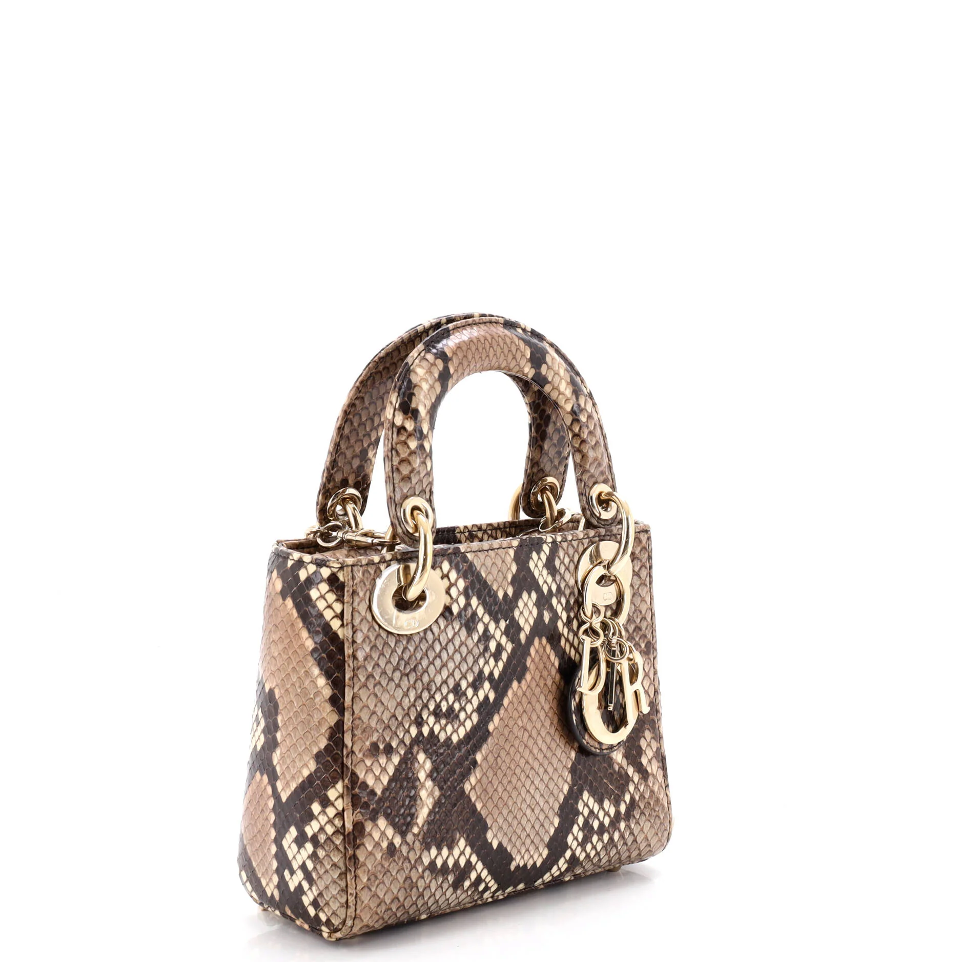 Lady Dior Chain Bag Python Mini - Image 2