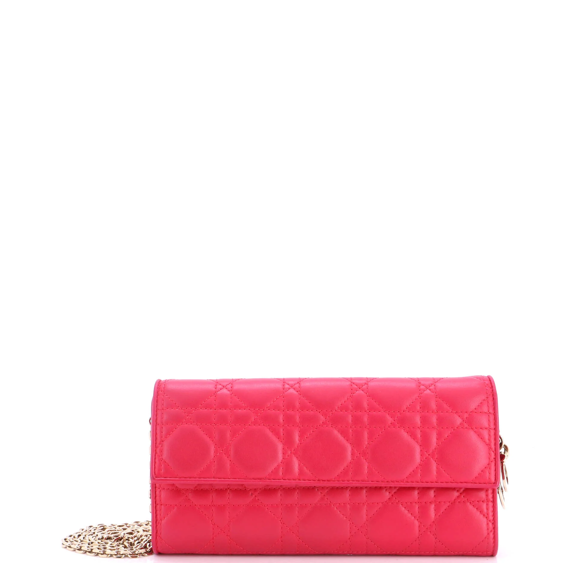 Lady Dior Croisiere Chain Wallet Cannage Quilt Lambskin