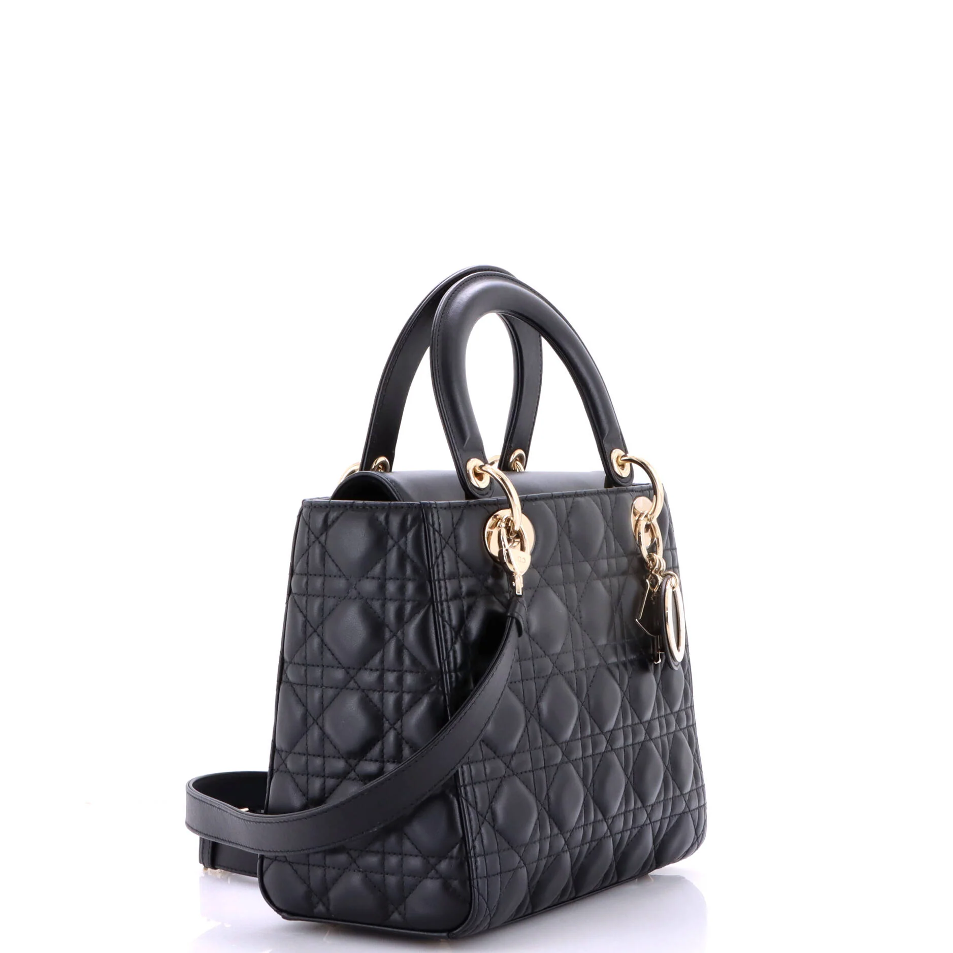 Lady Dior NM Bag Cannage Quilt Lambskin Medium - Image 2