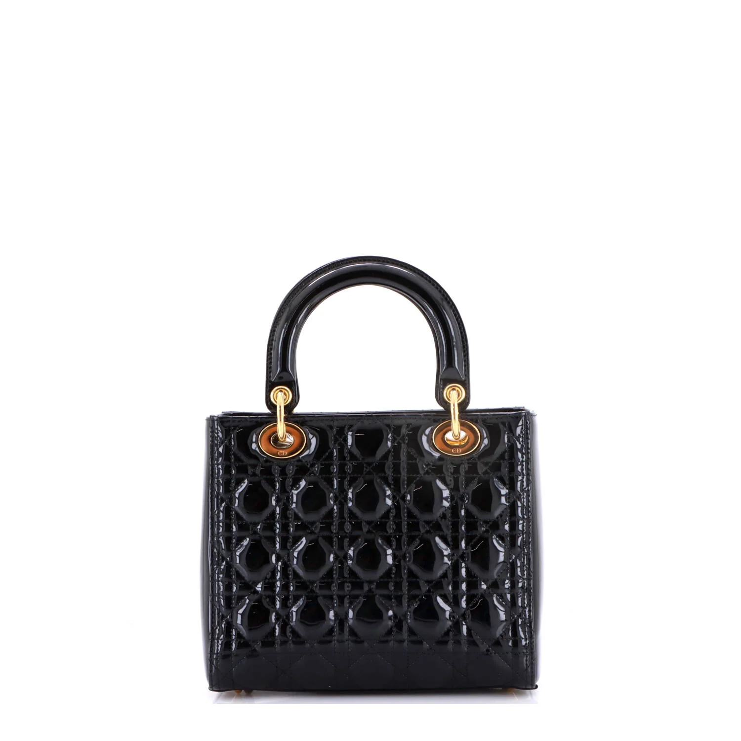 Lady Dior NM Bag Cannage Quilt Patent Medium - Image 3