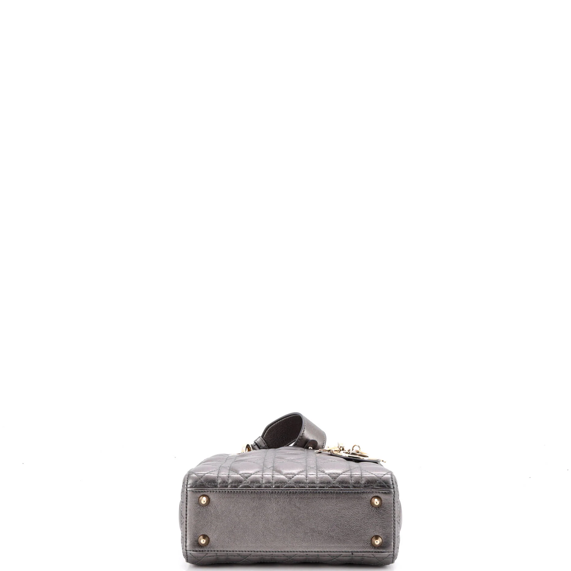 My ABCDior Lady Dior Bag Metallic Cannage Quilt Leather - Image 4