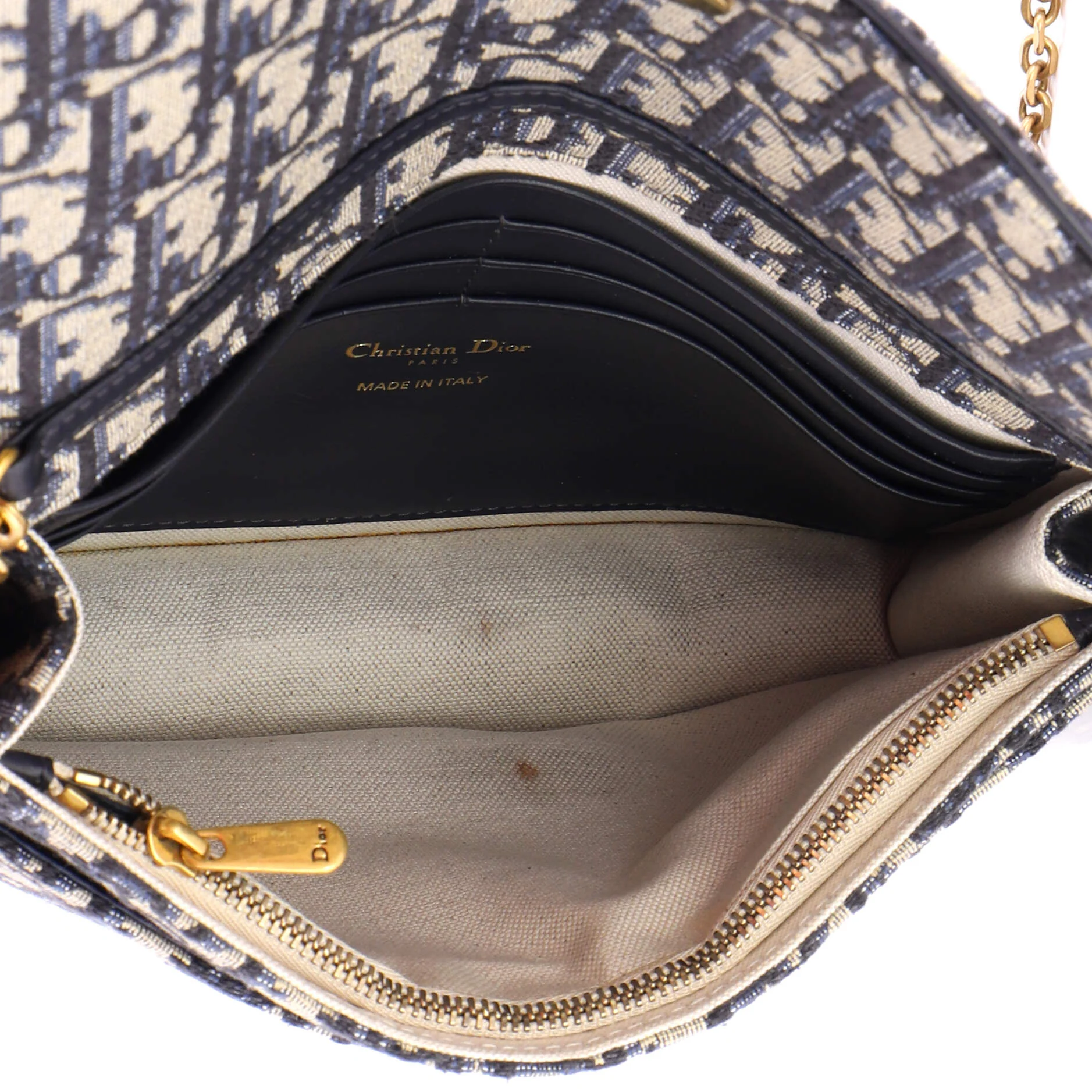 Saddle Chain Clutch Oblique Canvas - Image 5