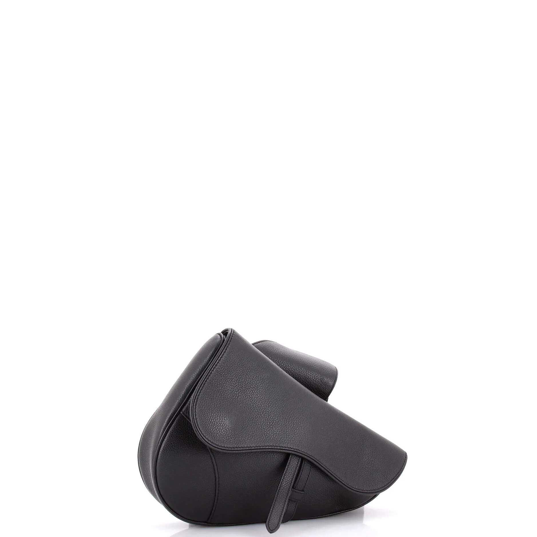 Saddle Crossbody Bag Leather Mini - Image 2