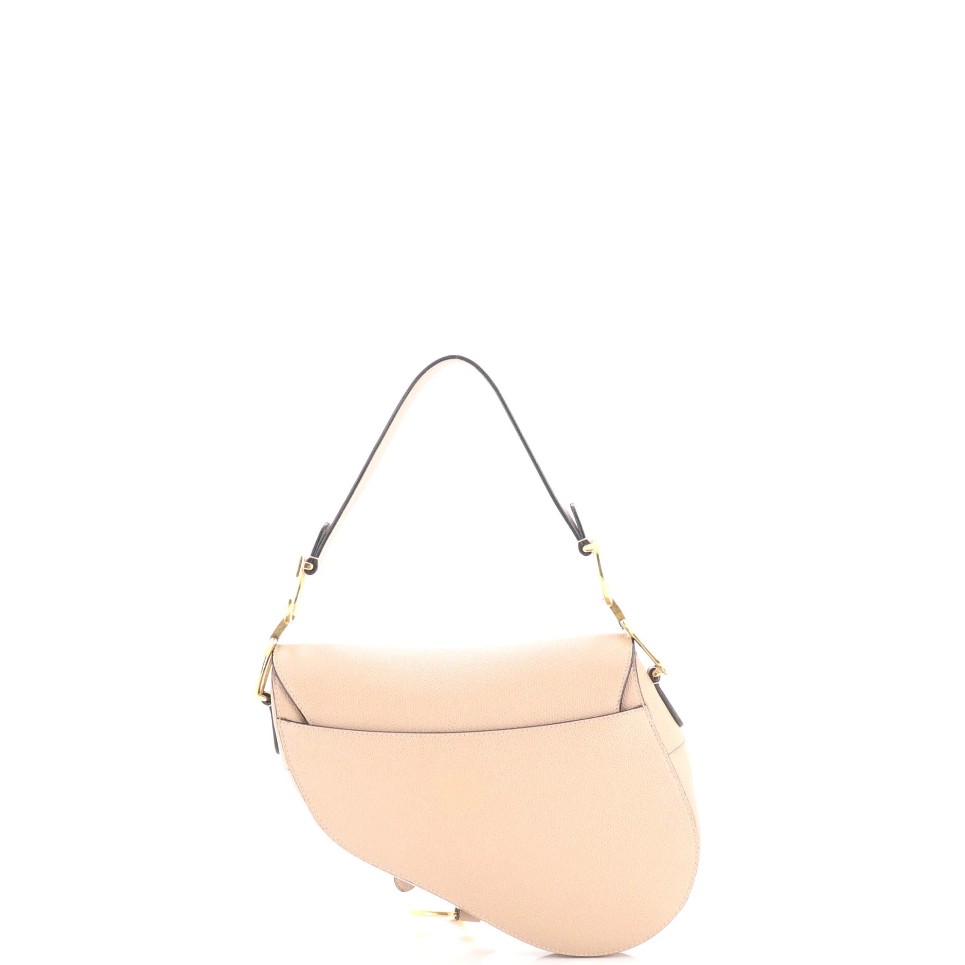 Saddle Handbag Leather Medium - Image 3