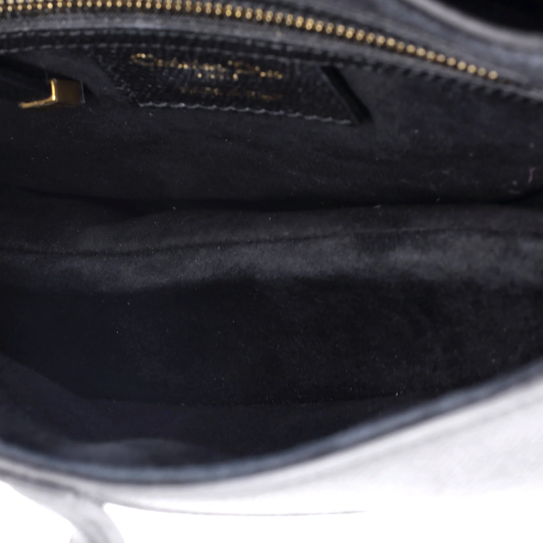 Saddle Handbag Leather Medium - Image 5