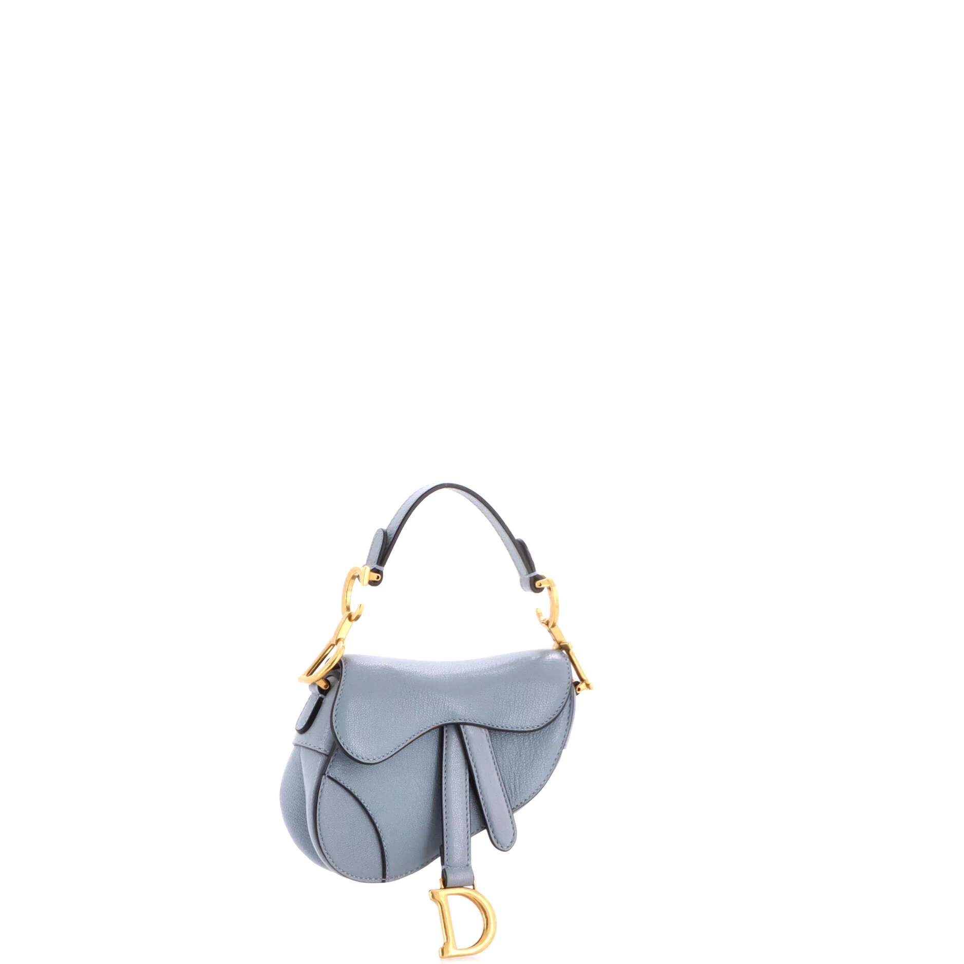 Saddle Handbag Leather Micro - Image 2