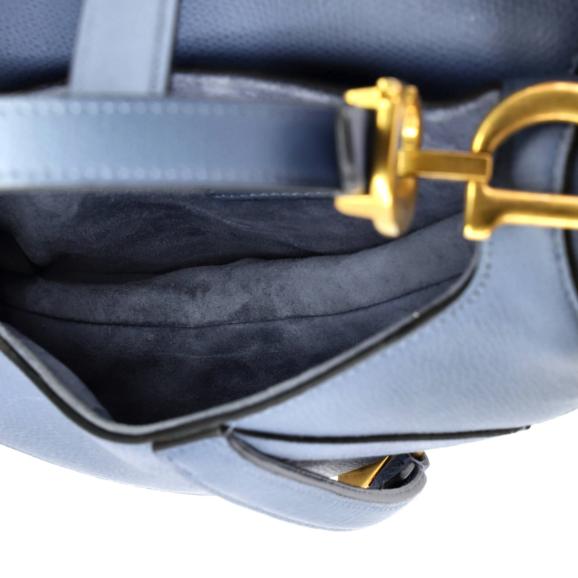 Saddle Handbag Leather Mini - Image 5