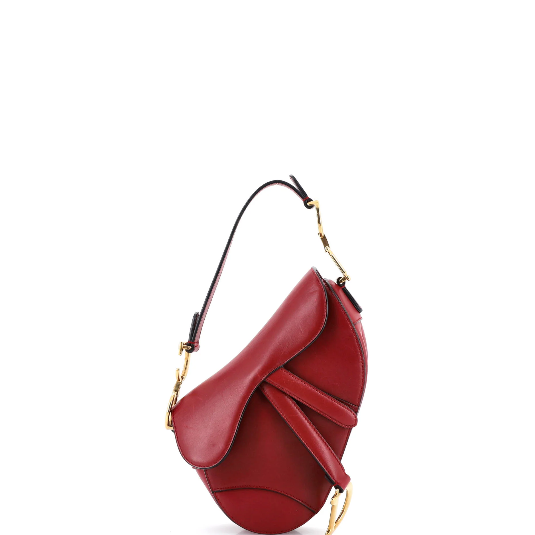 Saddle Handbag Leather Mini