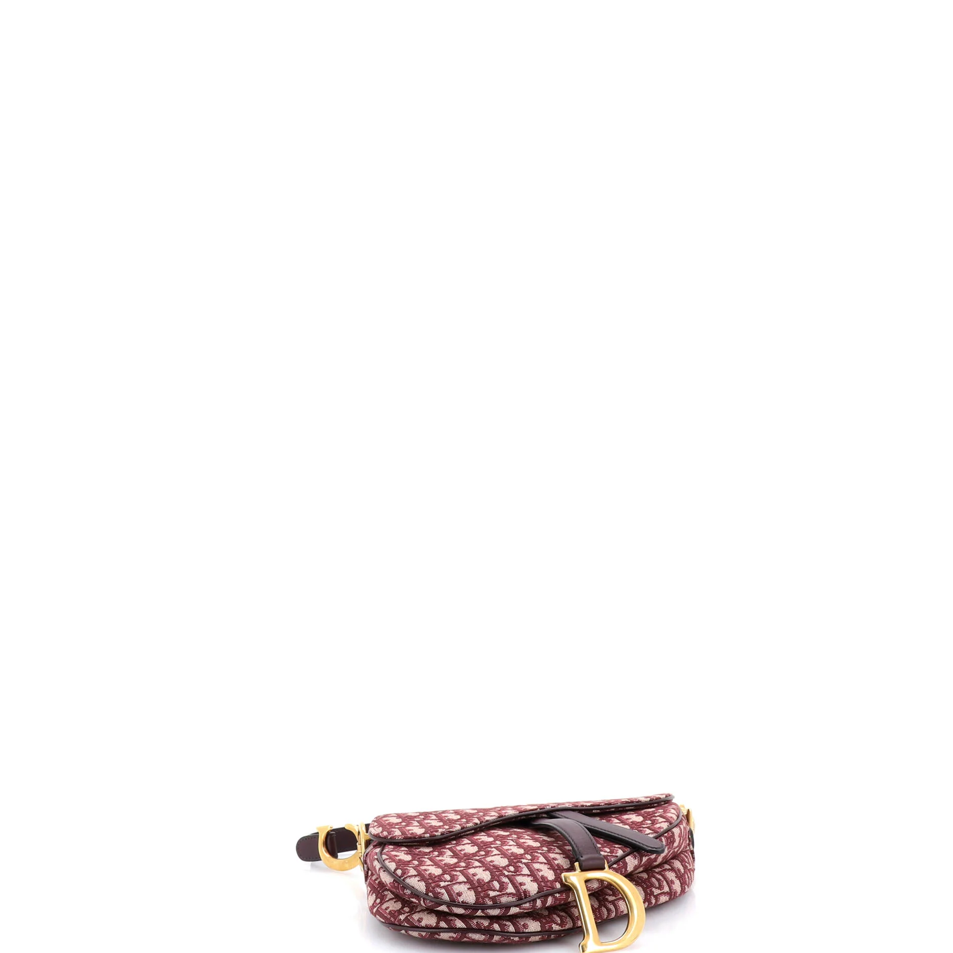 Saddle Handbag Oblique Canvas Medium - Image 4