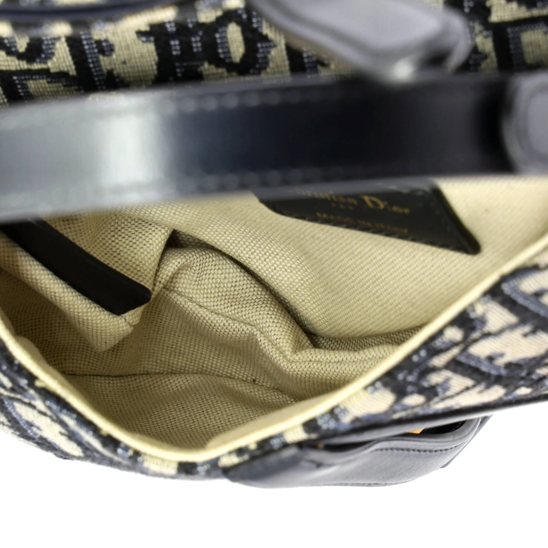 Saddle Handbag Oblique Canvas Mini - Image 5
