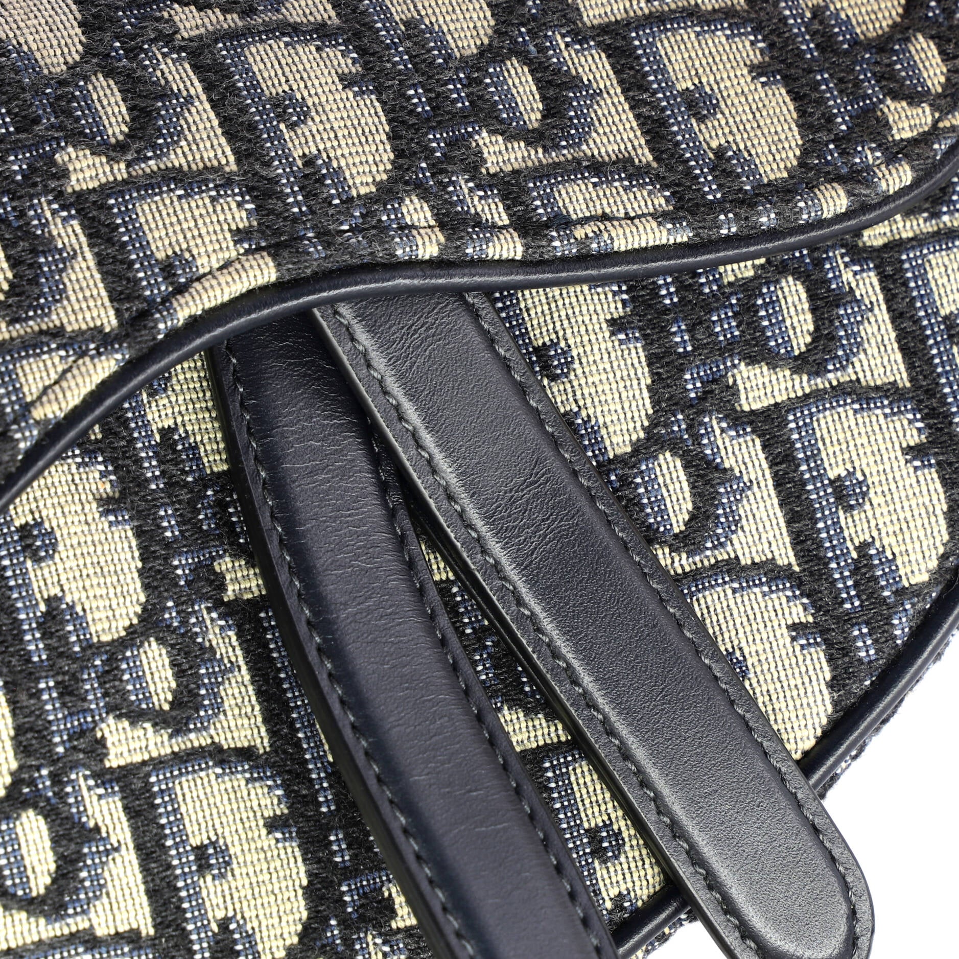Saddle Handbag Oblique Canvas Mini - Image 7