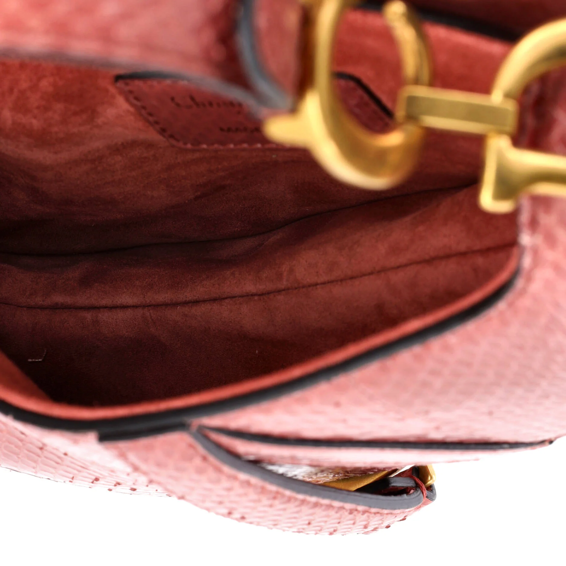 Saddle Handbag Python Mini - Image 5