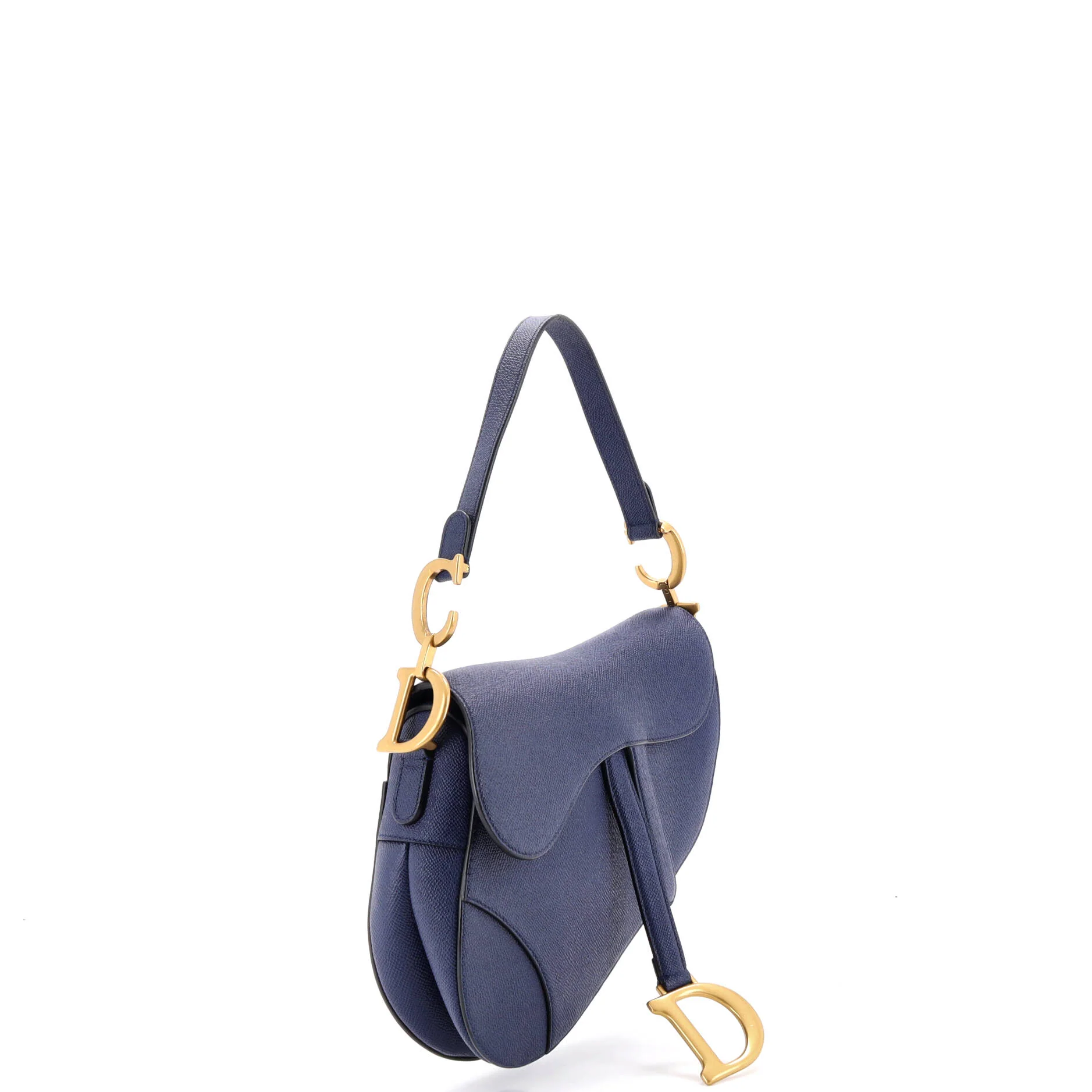 Saddle Handbag with Strap Leather Medium - Image 2