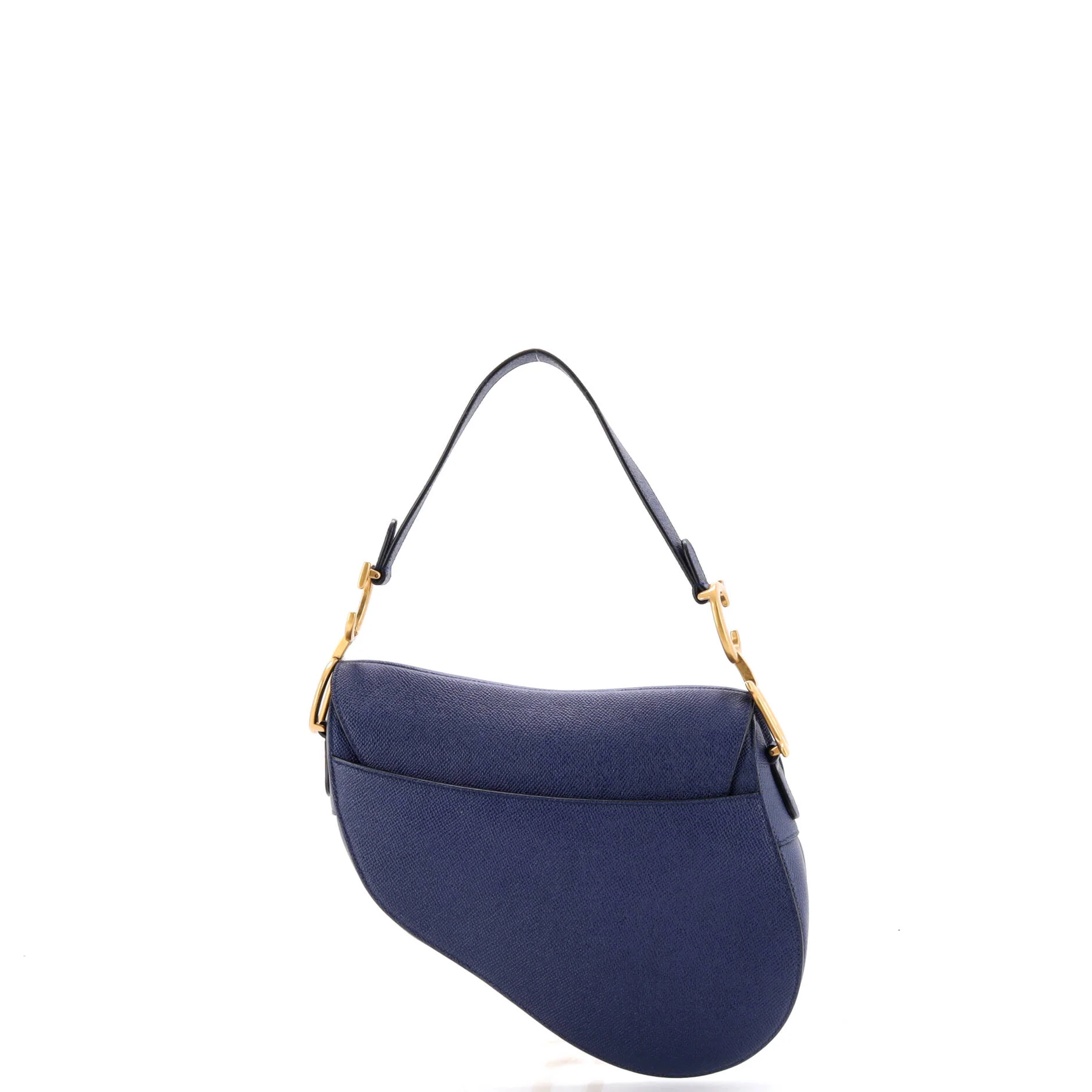 Saddle Handbag with Strap Leather Medium - Image 3