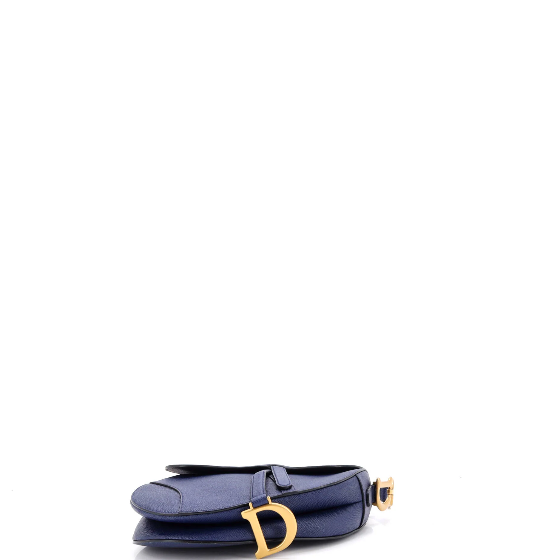 Saddle Handbag with Strap Leather Medium - Image 4