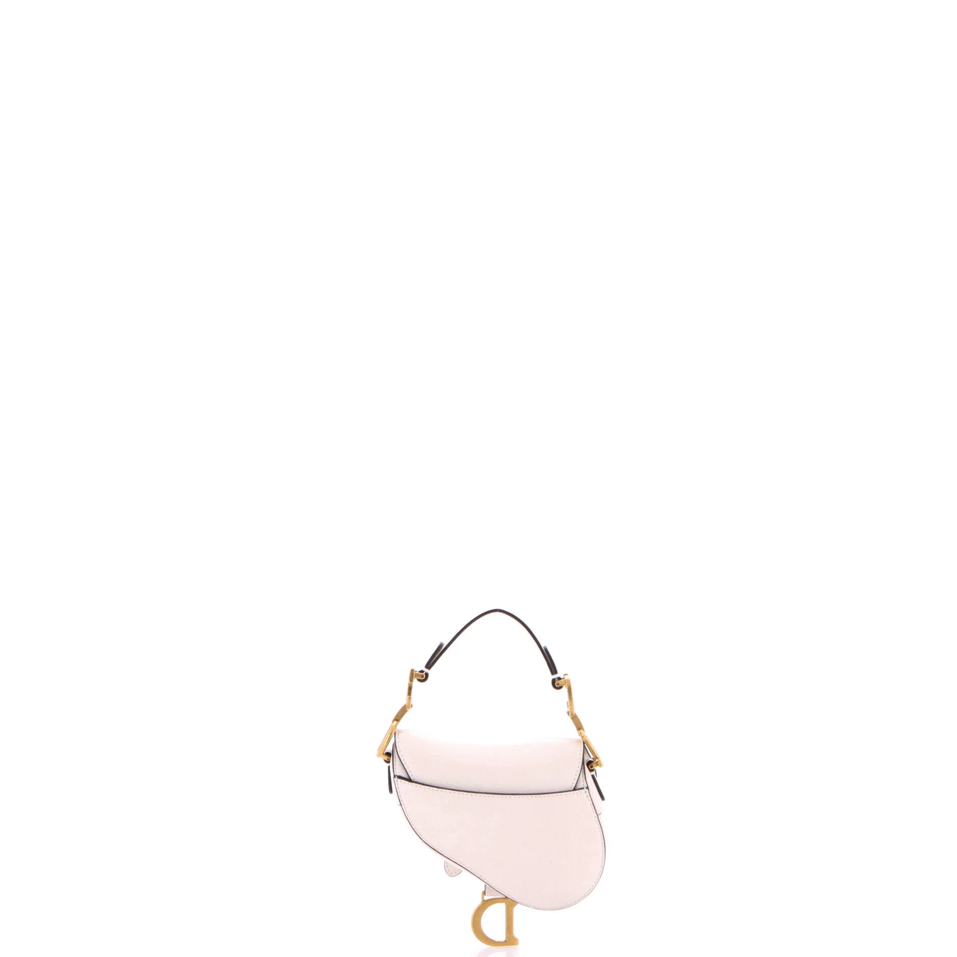 Saddle Handbag with Strap Leather Micro - Image 3