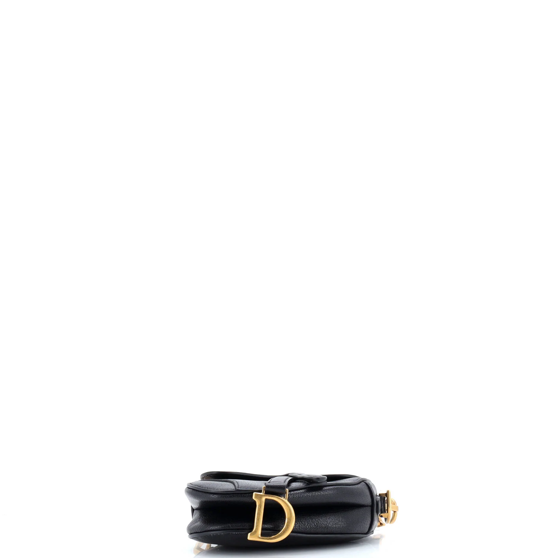 Saddle Handbag with Strap Leather Micro - Image 4