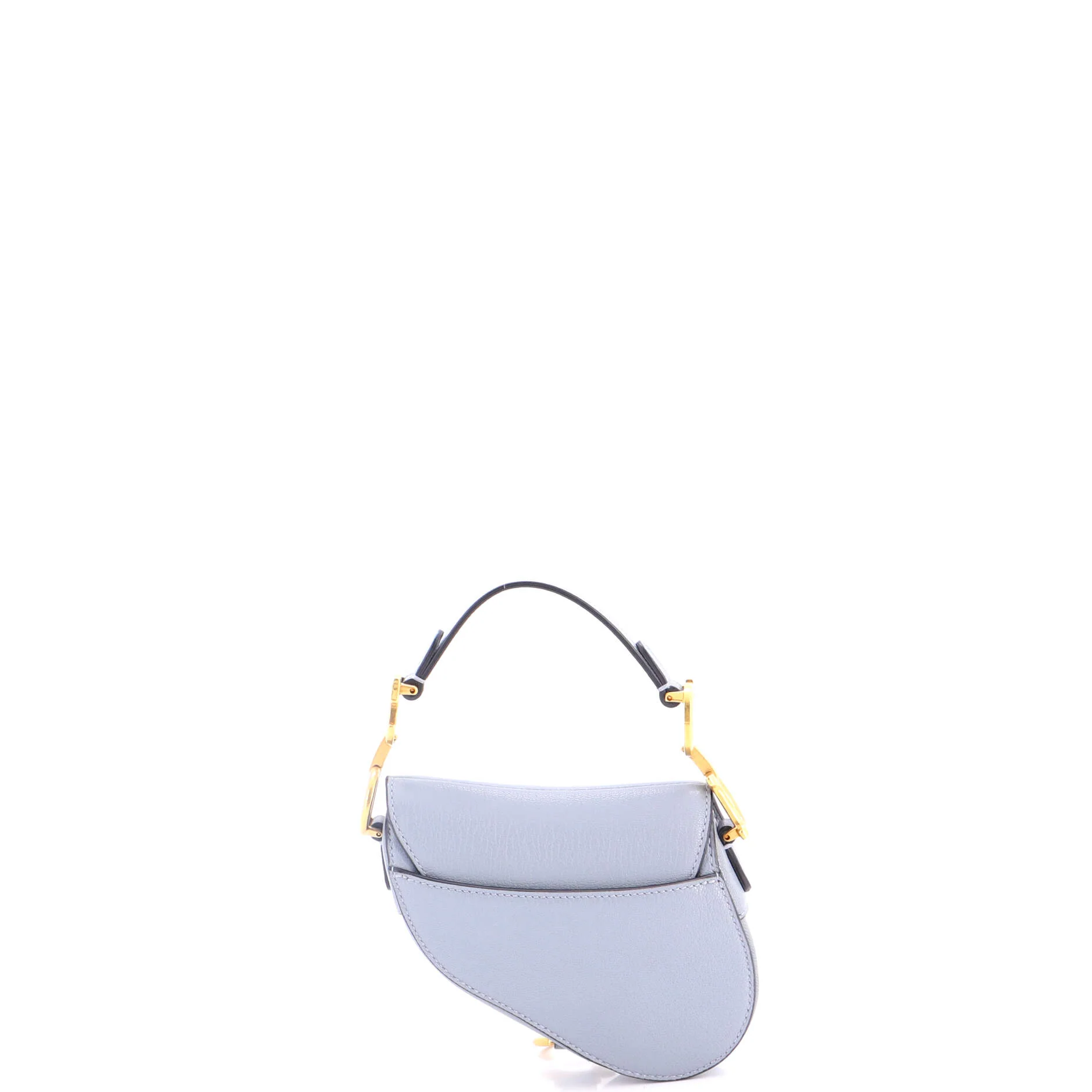 Saddle Handbag with Strap Leather Micro - Image 3