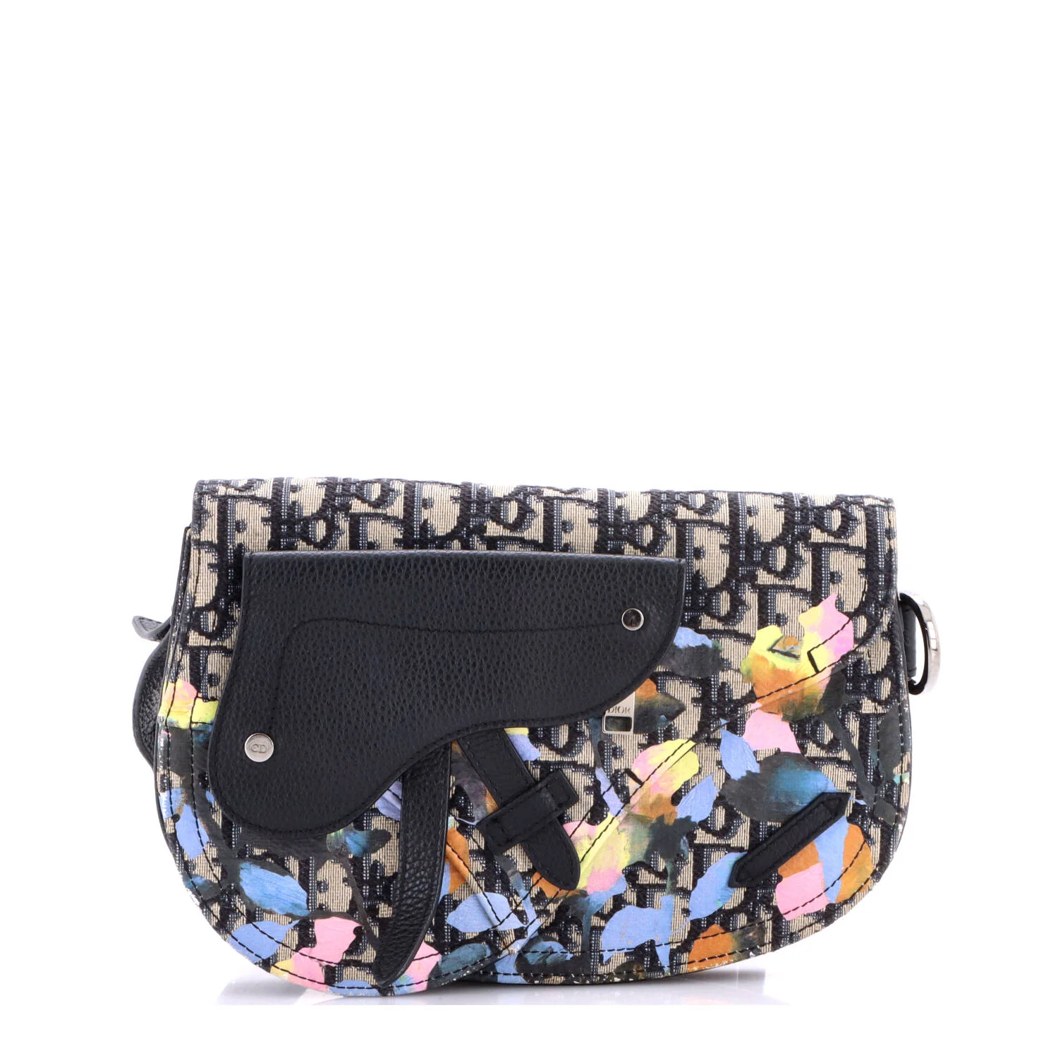 Saddle Messenger Pouch Alex Foxton Floral Oblique Canvas