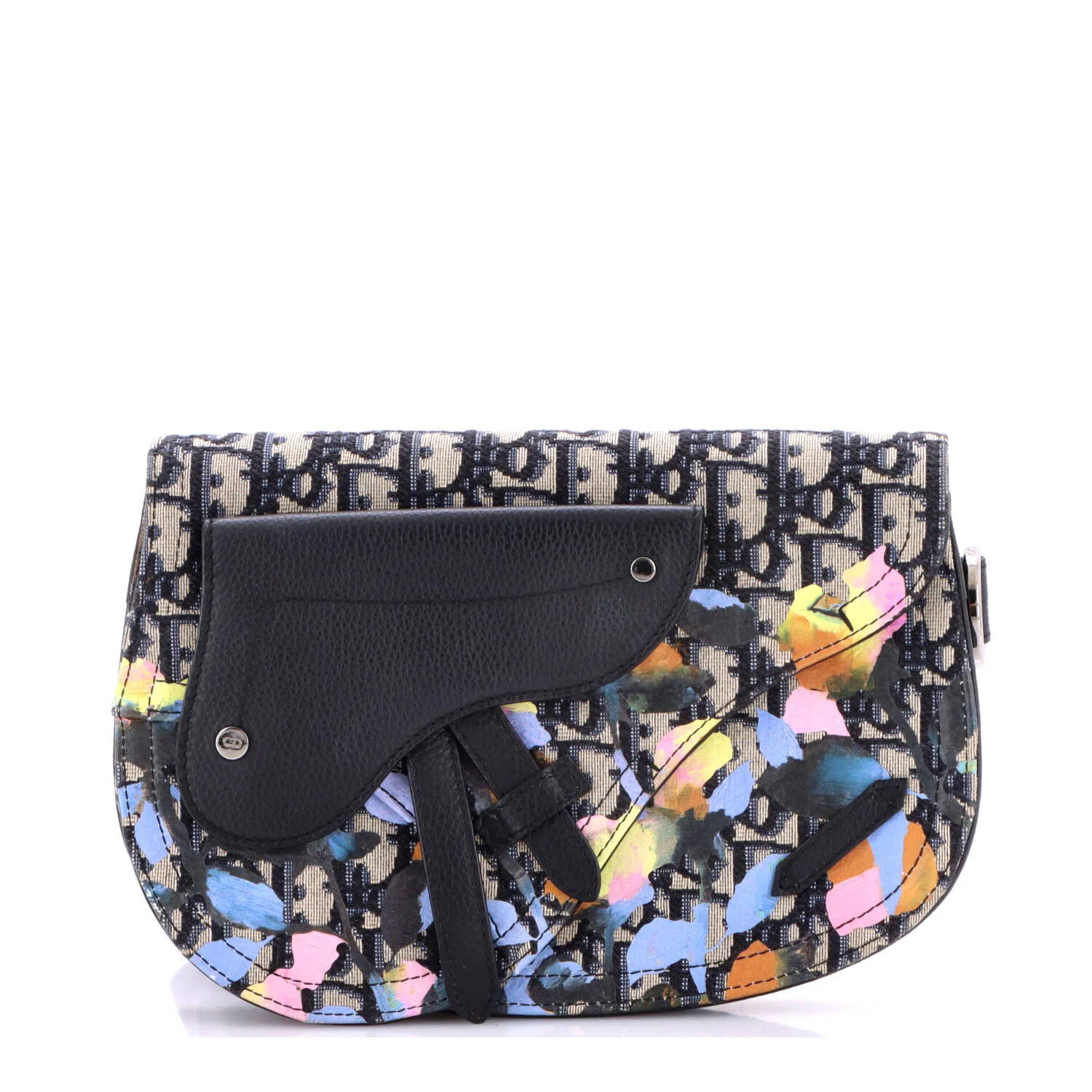Saddle Messenger Pouch Alex Foxton Floral Oblique Canvas