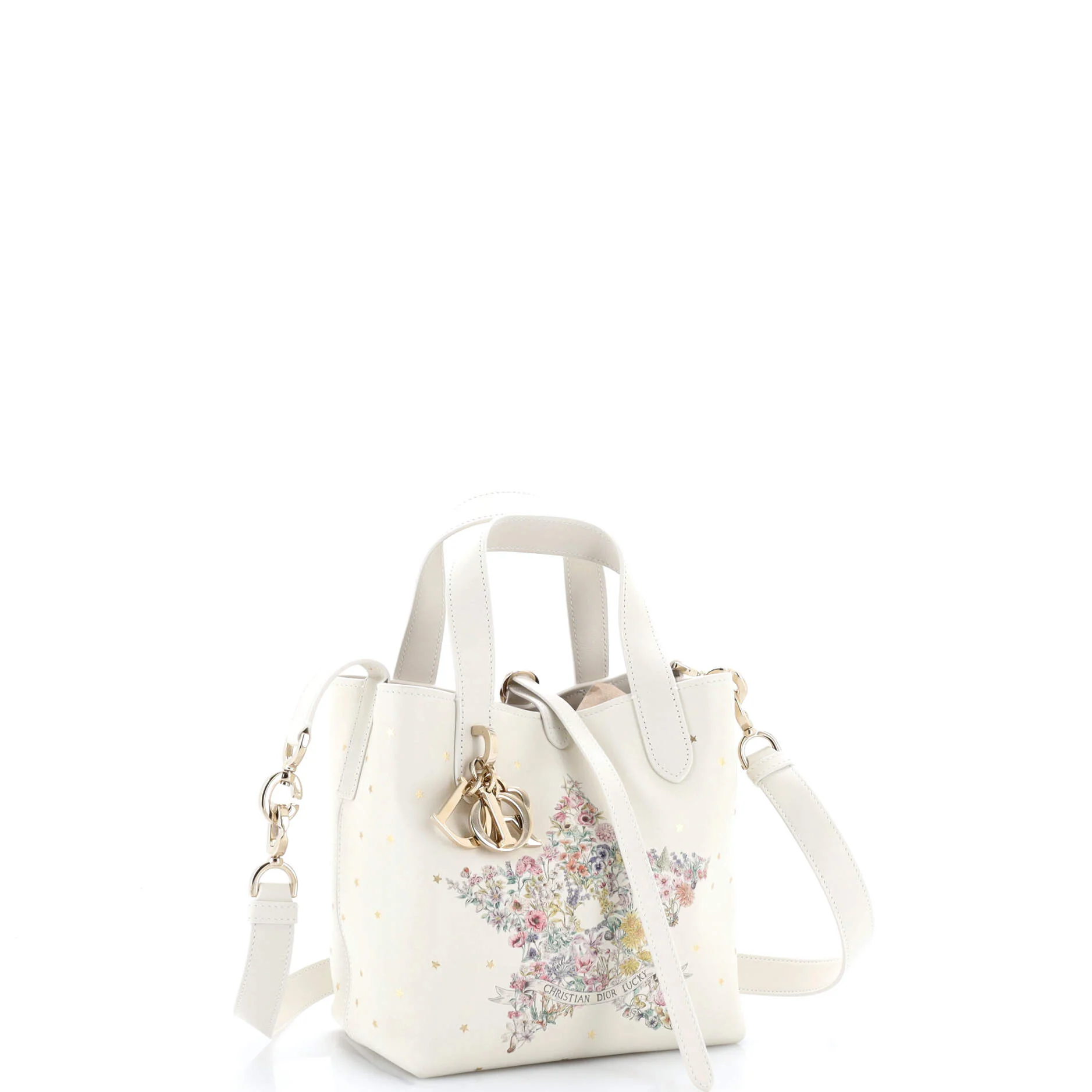 Toujours Vertical Tote Bag Printed Leather Small - Image 2