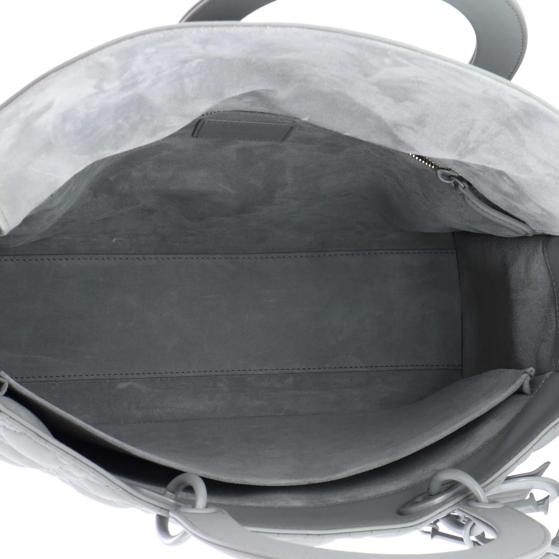 Ultra Matte Lady Dior Bag Cannage Quilt Calfskin Large - Image 5
