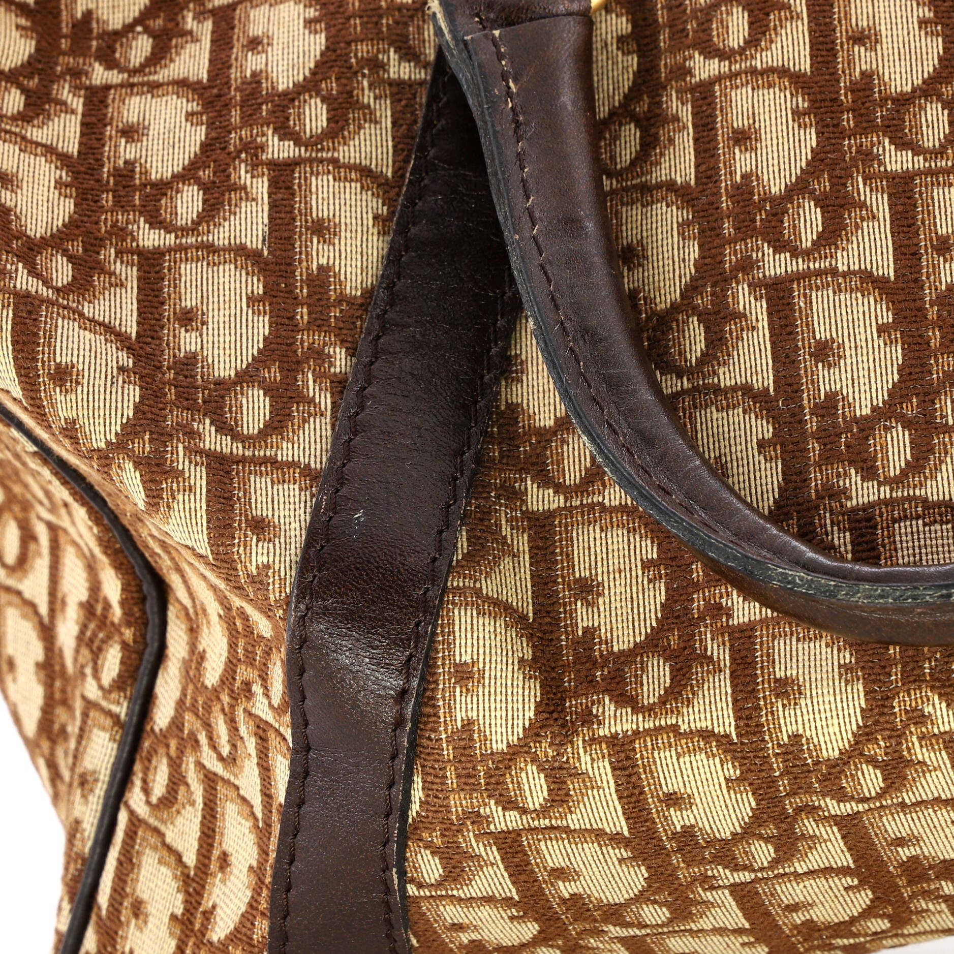 Vintage Trotter Boston Bag Diorissimo Canvas Medium - Image 7