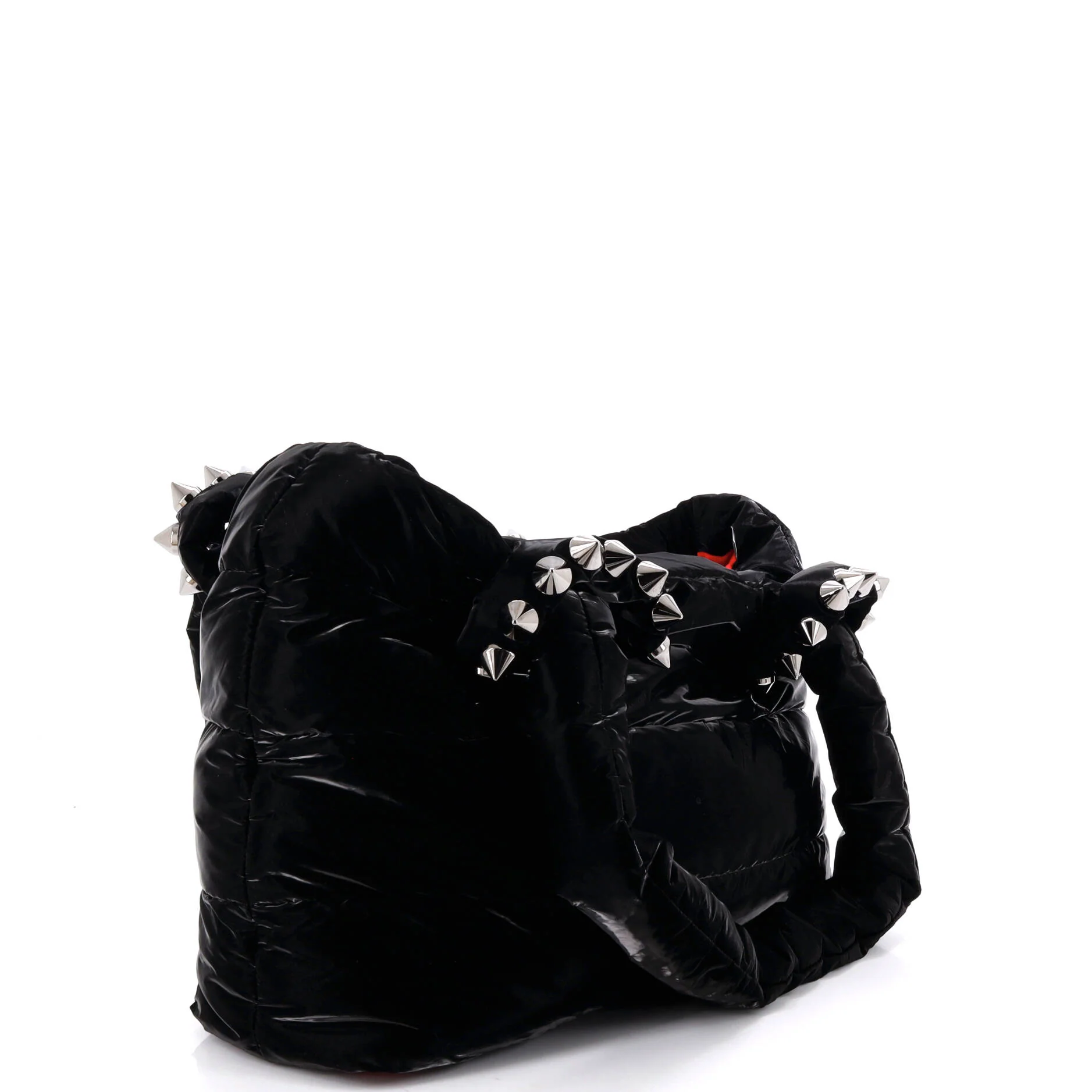 Cabamoon Tote Quilted Glossy Nylon Large - Image 2
