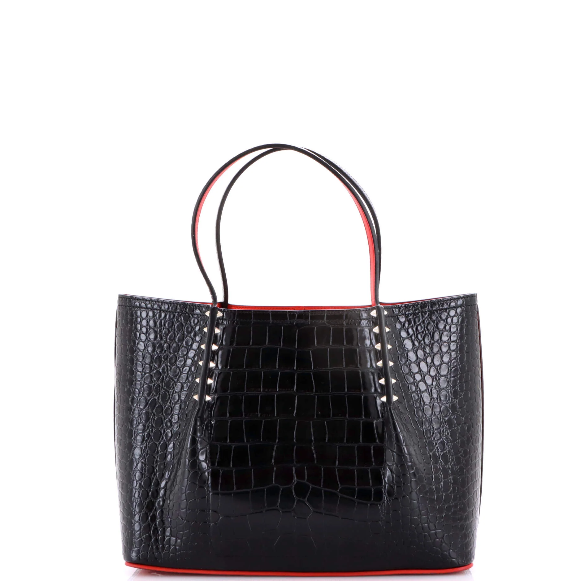 Cabarock Tote Crocodile Embossed Leather Small - Image 3