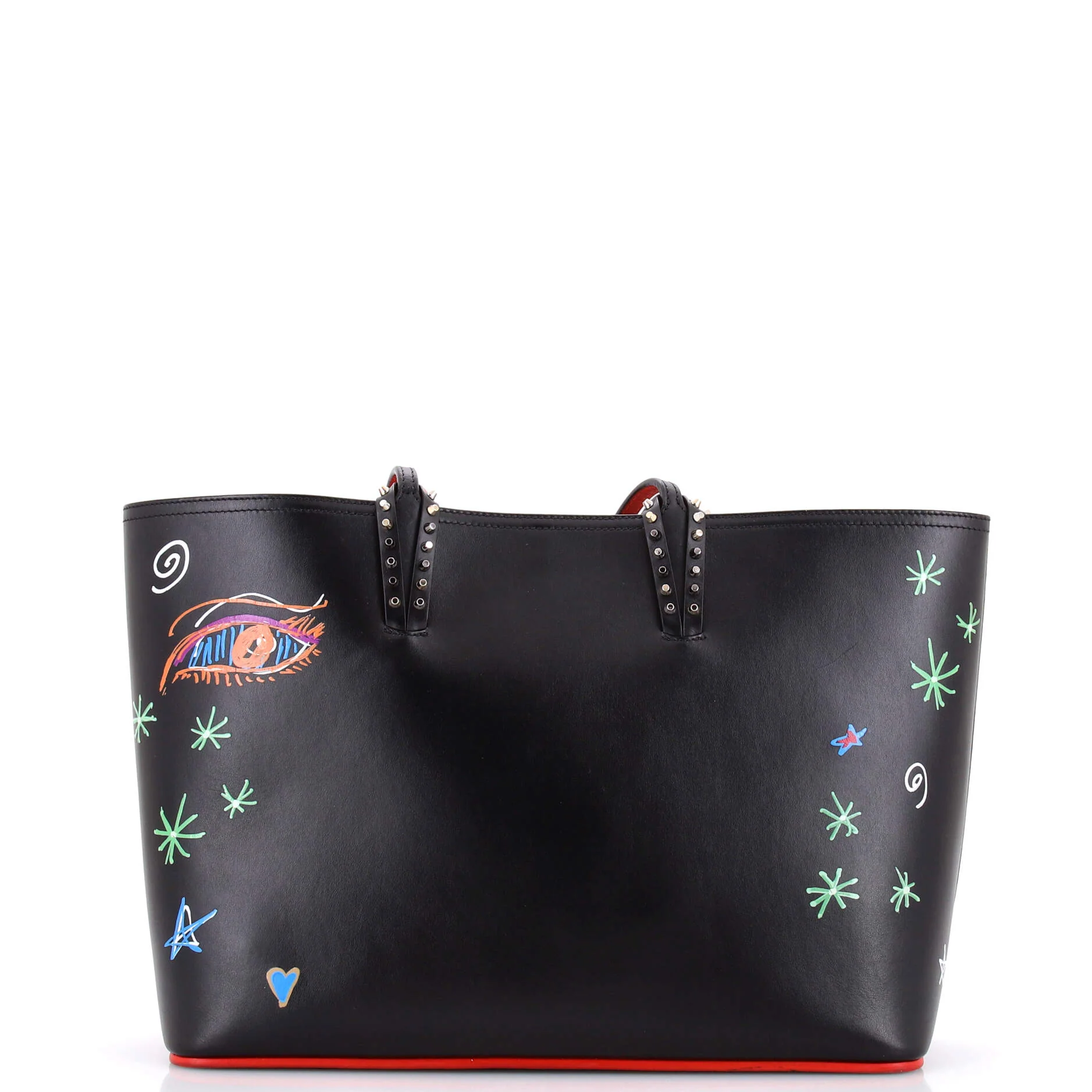 Cabata East West Tote Printed Leather Large - Image 3