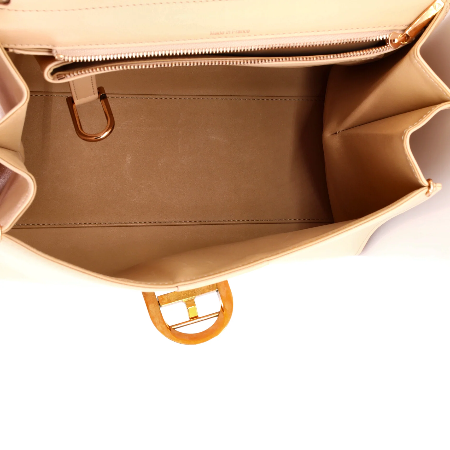 Brillant Top Handle Bag Leather MM - Image 5